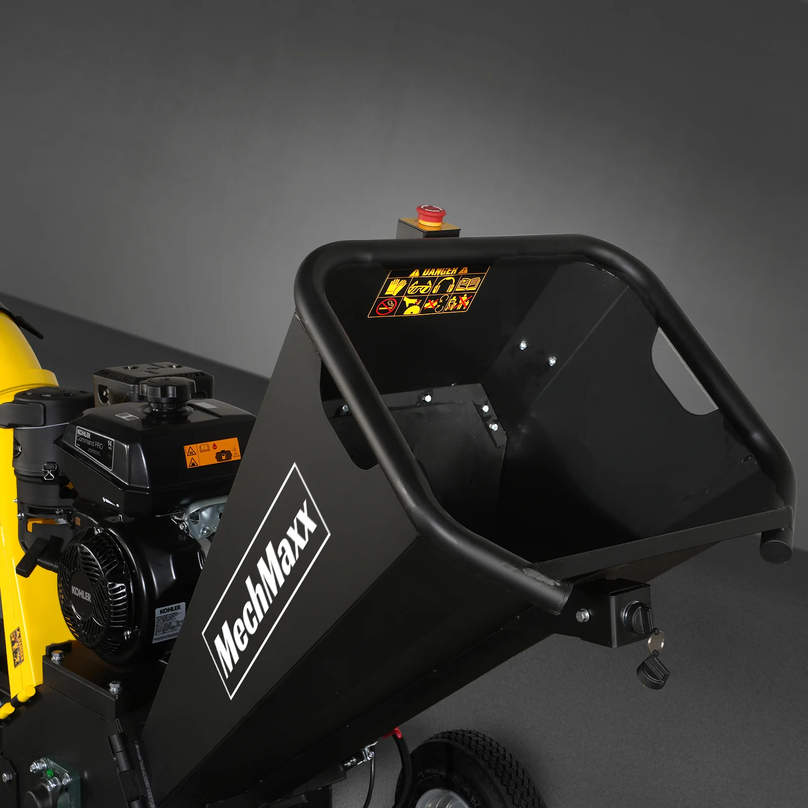 5 inch E-start KOHLER 429cc Gasoline Engine Powered Wood Chipper,  GS1500 - Image 8