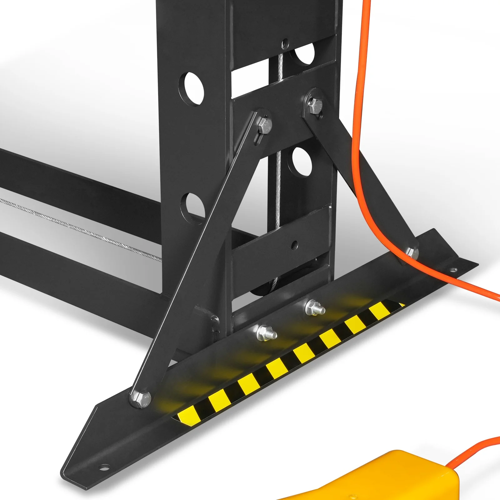 50 Ton H-Frame Air/Hydraulic Shop Press with Hand Winch & Press Pin Kit, Fully Welded Steel Frame, Safety Guard, Foot Pedal Control, HSP50 - Image 19