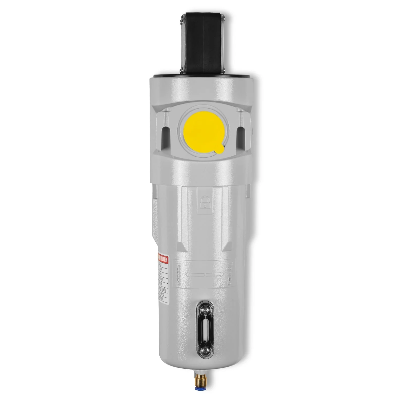 99 CFM Compressed Air Oil-Water Separator Precision Filter,0.01μm,Oil Content 0.001ppm, With Auto Drain, Pressure Gauge - Image 4