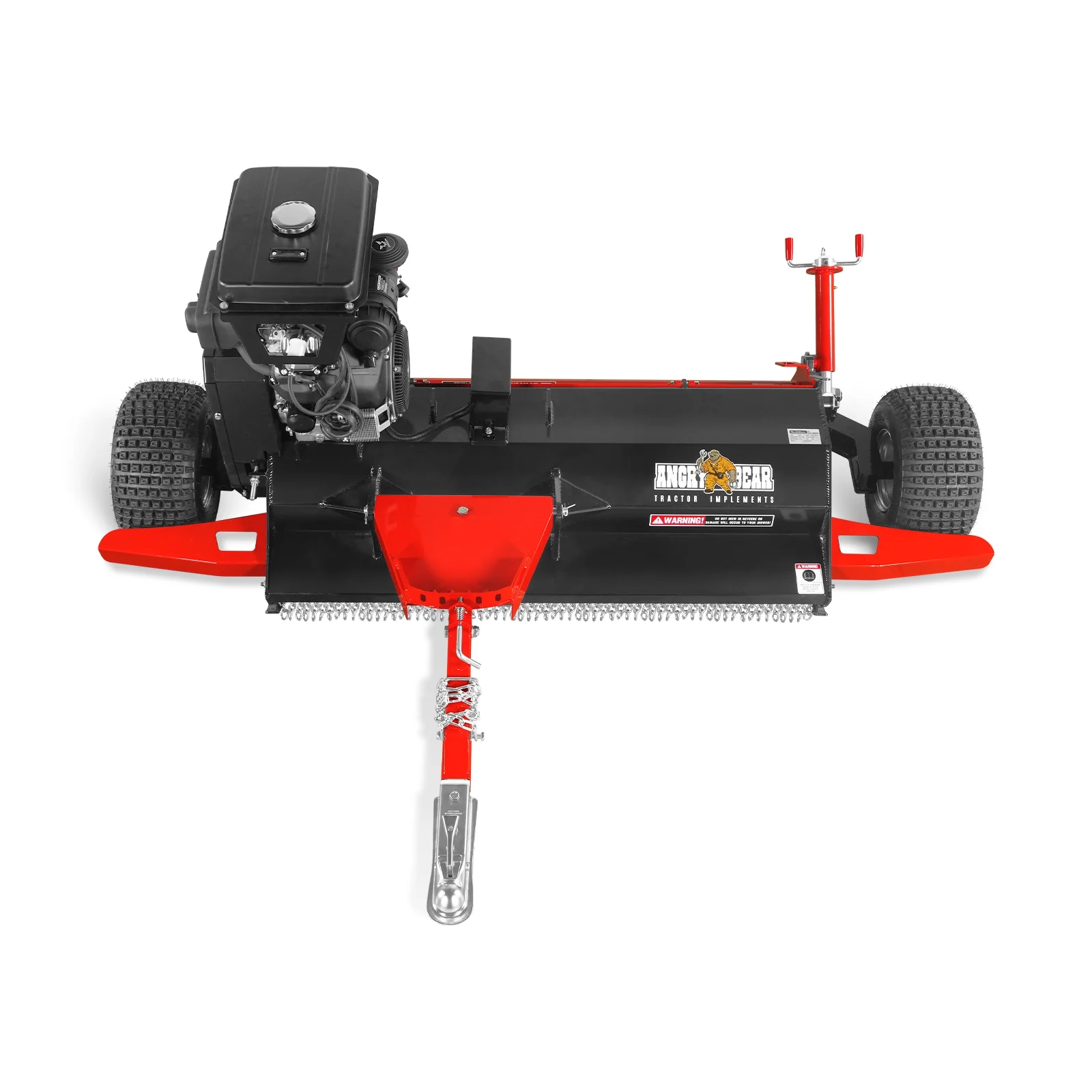 MechMaxx 55" Tow-Behind ATV Offset Flail Mower, 23HP 679cc E-start Gas Engine Powered; Adjustable Mowing Height, ATV140 - Image 13