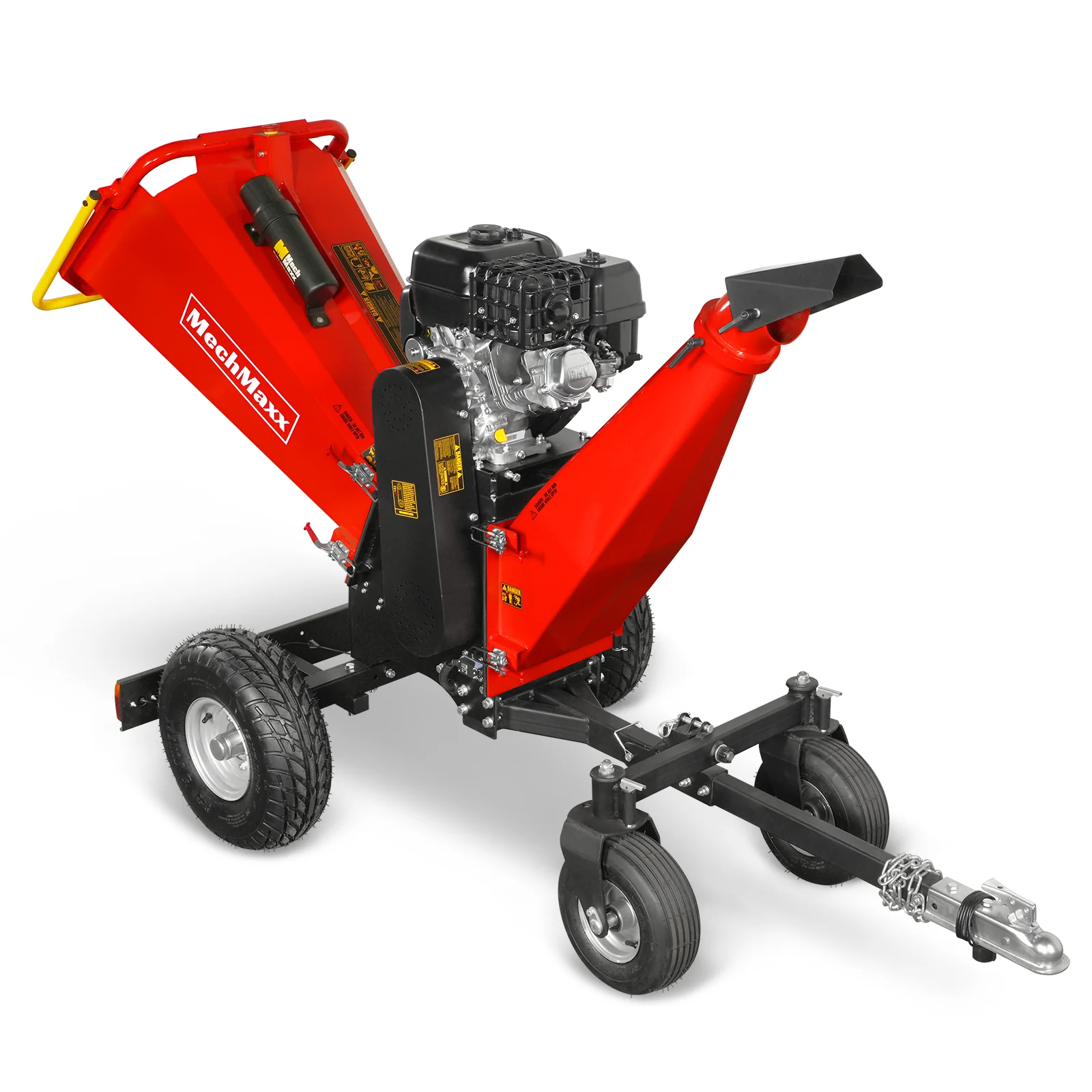 6 inch ZONSEN E-Start 459cc 15hp Gas Powered 4 - Wheel Drum Wood Chipper with Taillight ,  B150 - Image 20