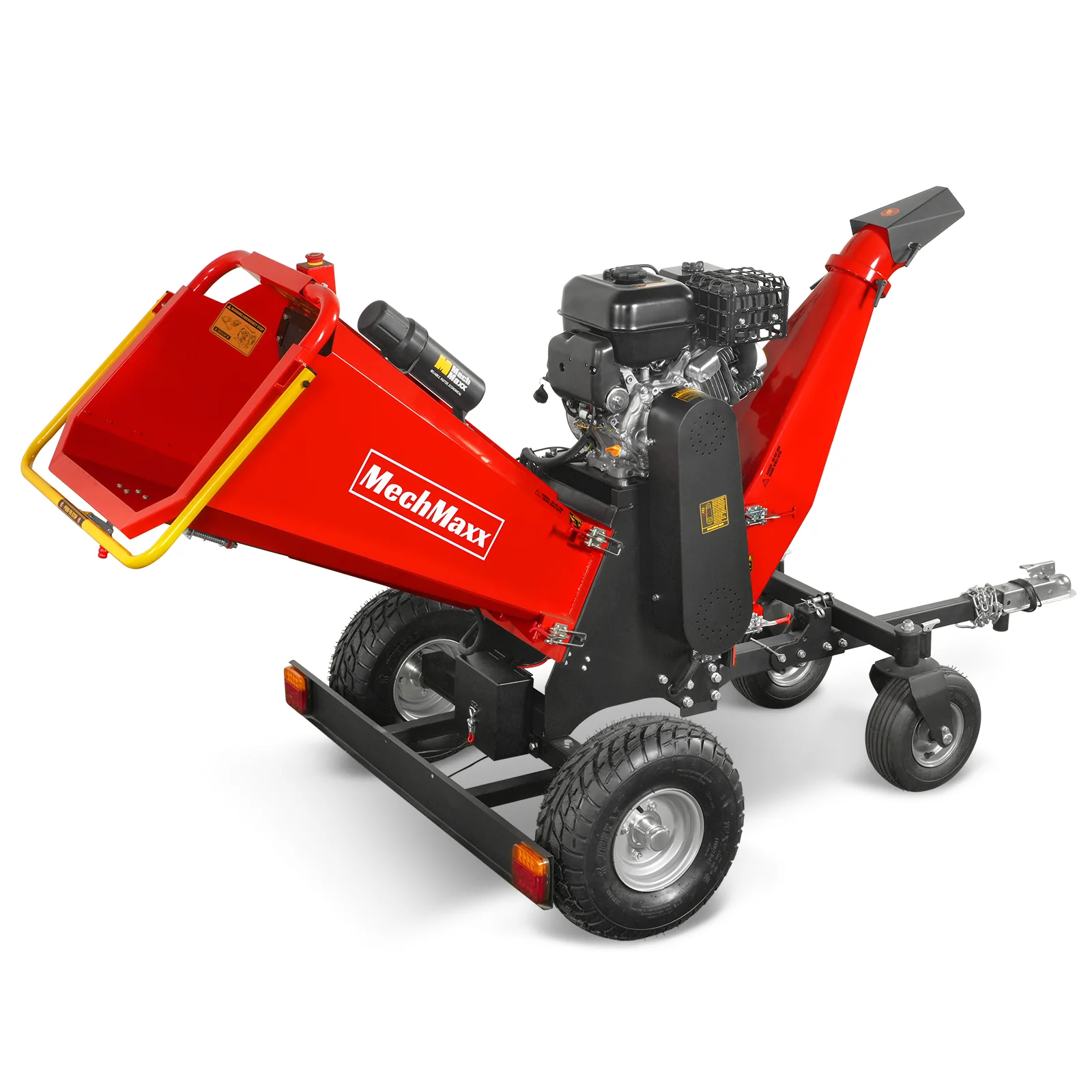 6 inch ZONSEN E-Start 459cc 15hp Gas Powered 4 - Wheel Drum Wood Chipper with Taillight ,  B150 - Image 23