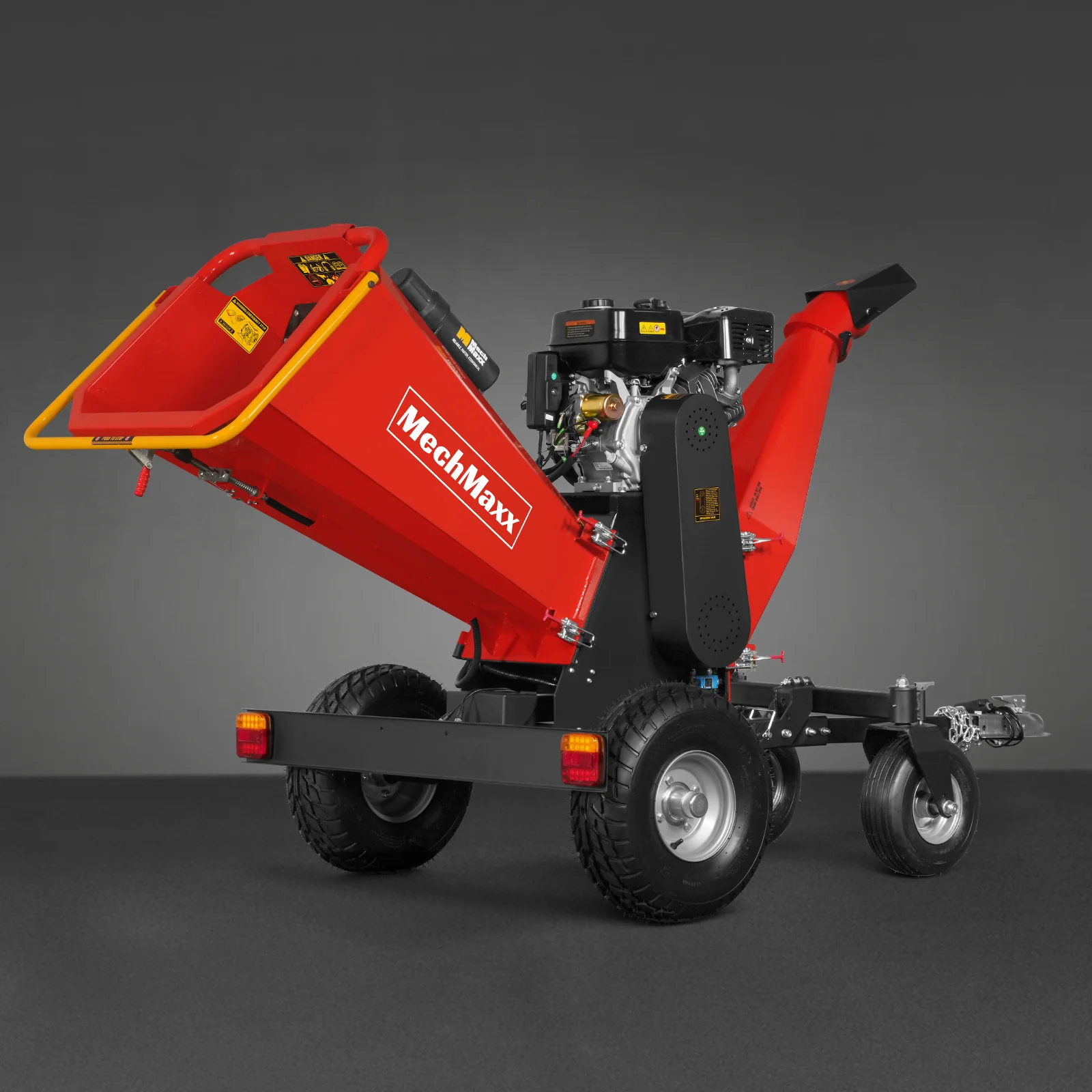 6 inch ZONSEN E-Start 459cc 15hp Gas Powered 4 - Wheel Drum Wood Chipper with Taillight ,  B150 - Image 26