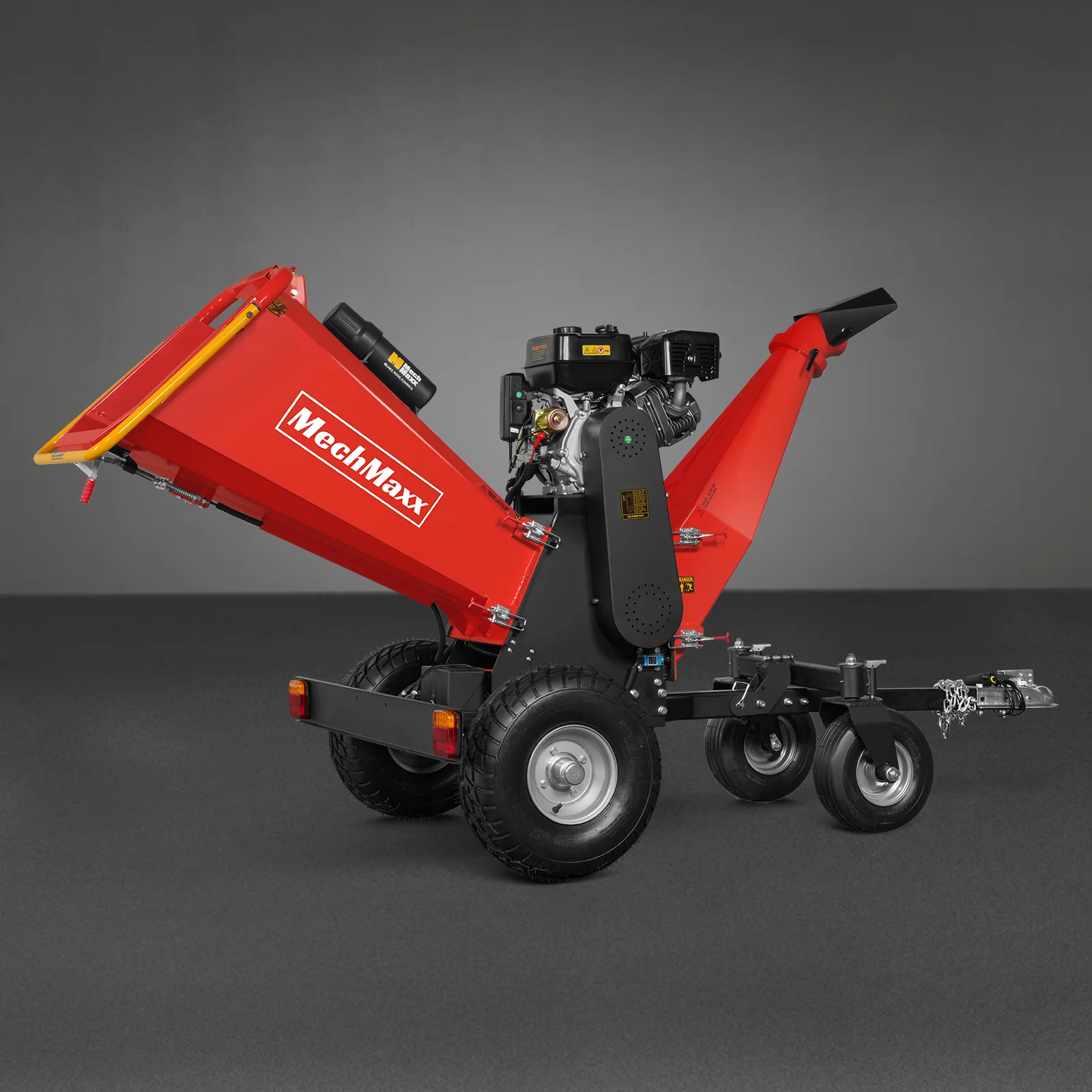6 inch ZONSEN E-Start 459cc 15hp Gas Powered 4 - Wheel Drum Wood Chipper with Taillight ,  B150 - Image 27