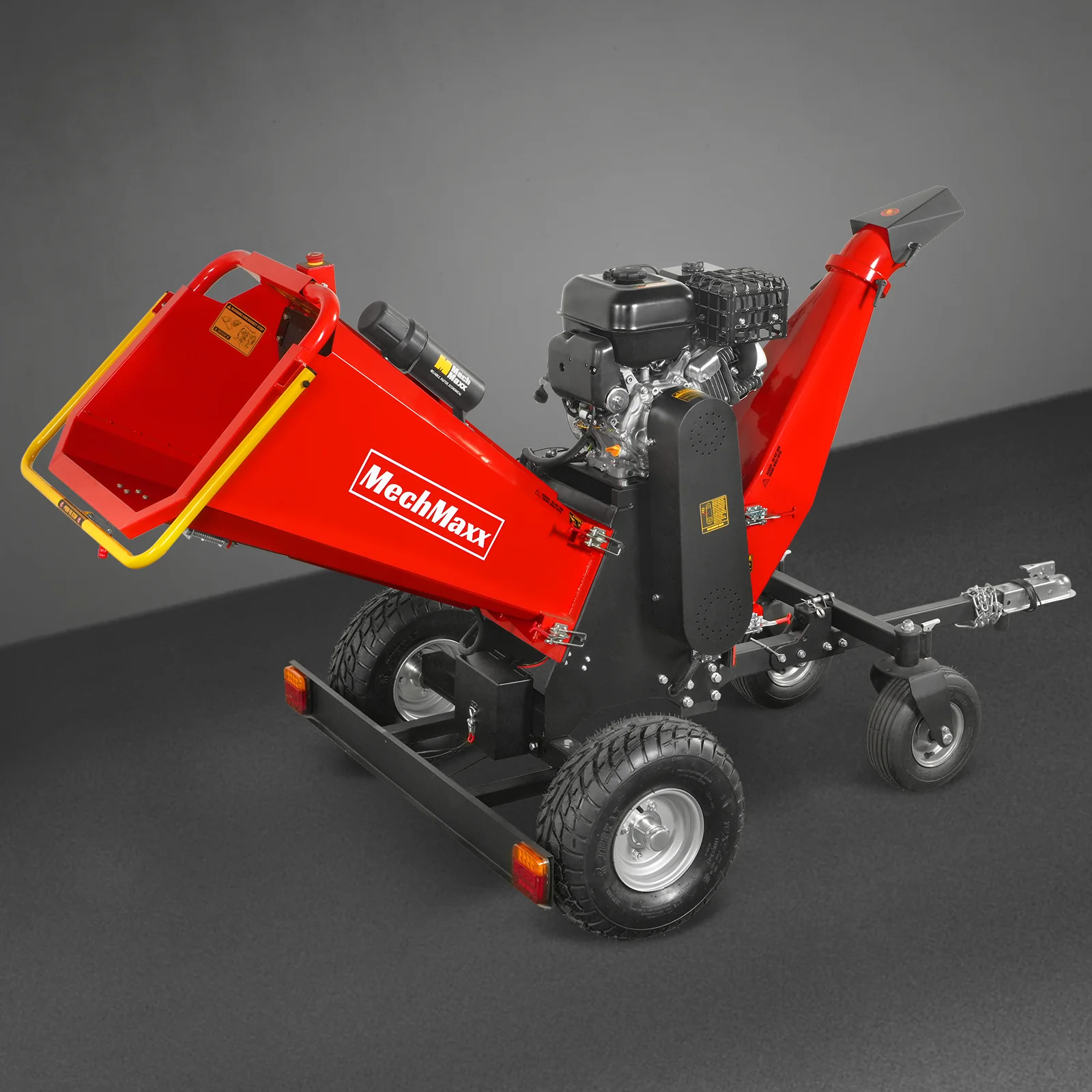 6 inch ZONSEN E-Start 459cc 15hp Gas Powered 4 - Wheel Drum Wood Chipper with Taillight ,  B150 - Image 30