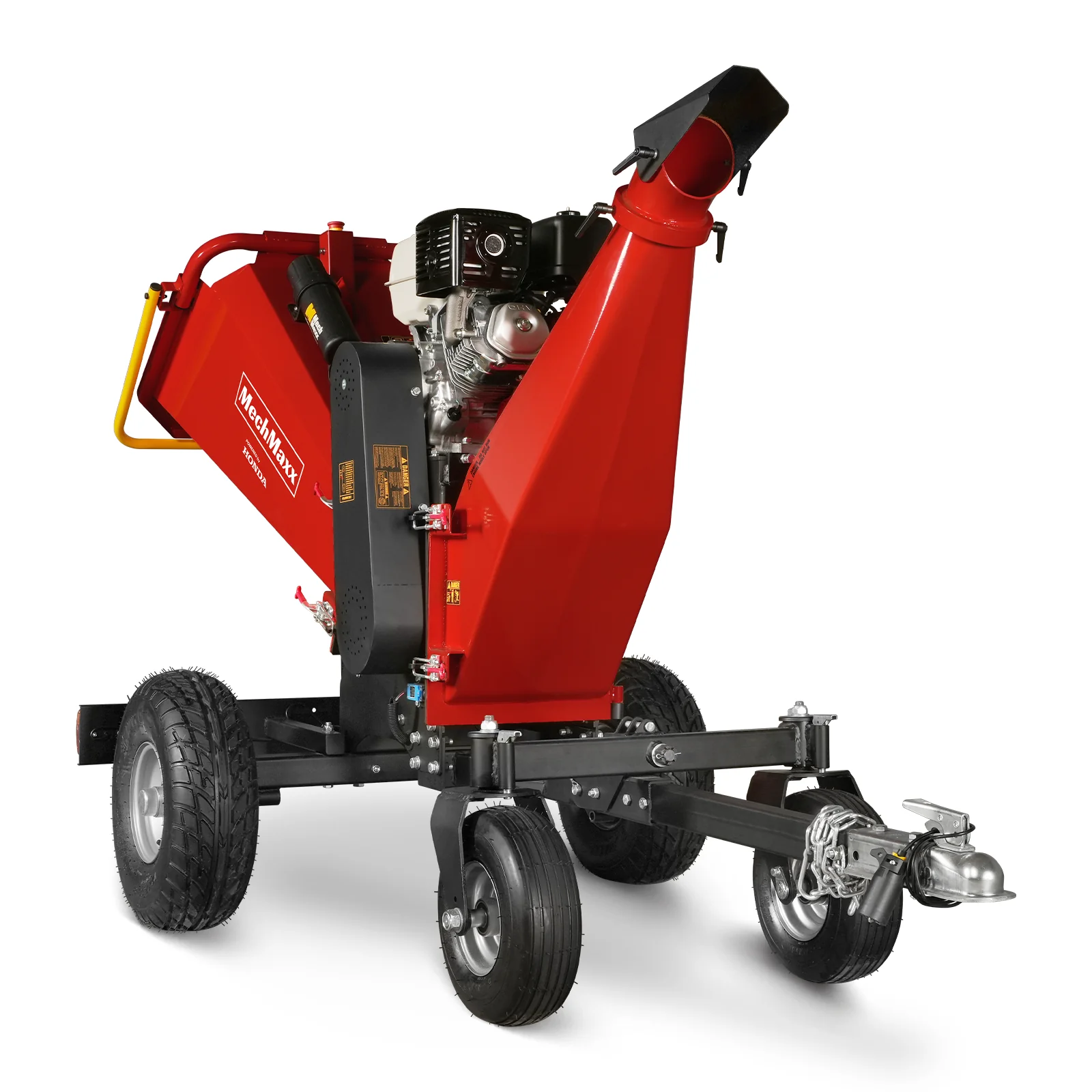 6 inch HONDA E-Start Gasoline Engine Powered 4 - Wheel Drum Wood Chipper with Taillight ,  B150 - Image 26