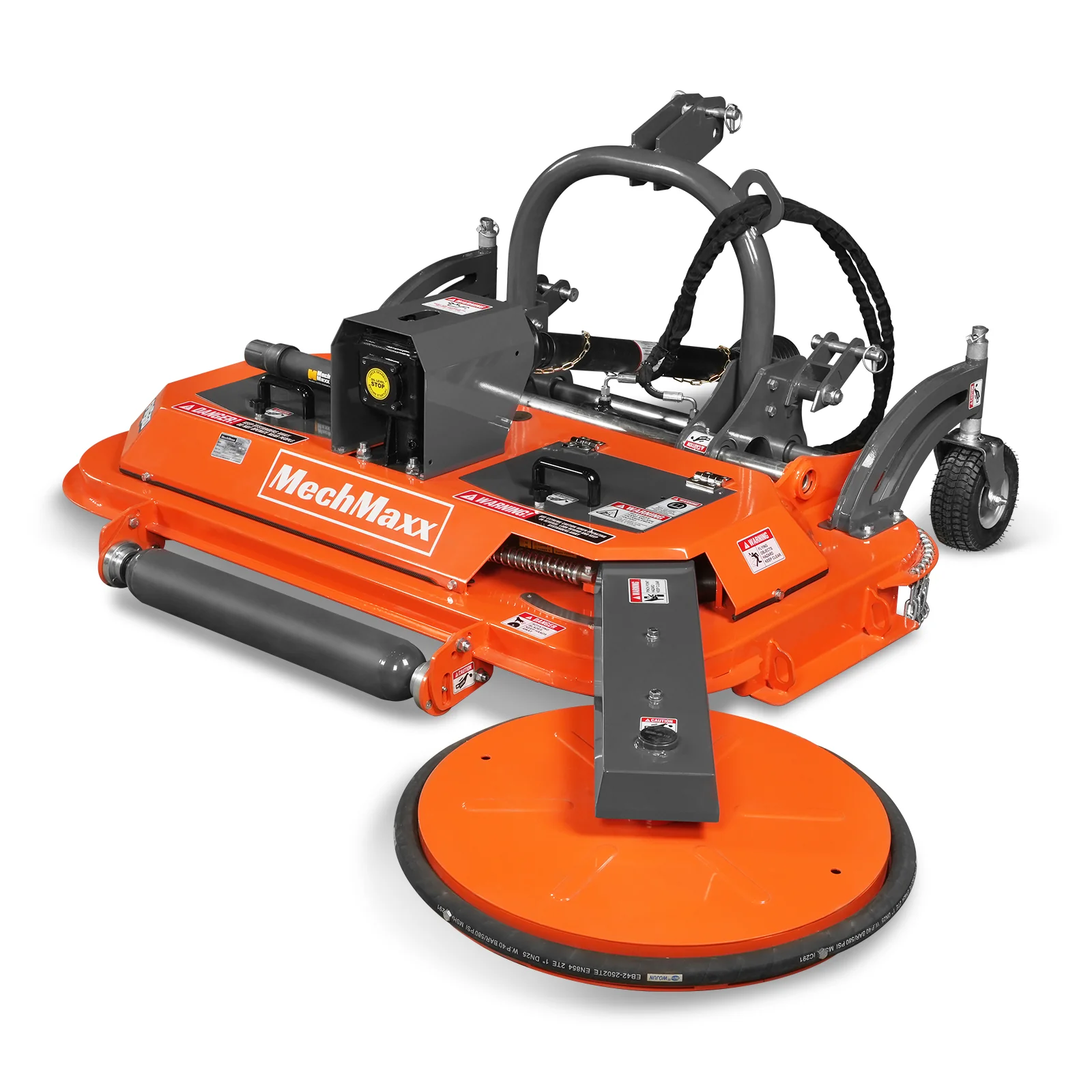 60 in Orchard Finish Mower, 3 Point Hitch Cat.1, Hydraulic Offset, PTO Shaft Included with Shear Bolt, 20-45 HP, FMS60