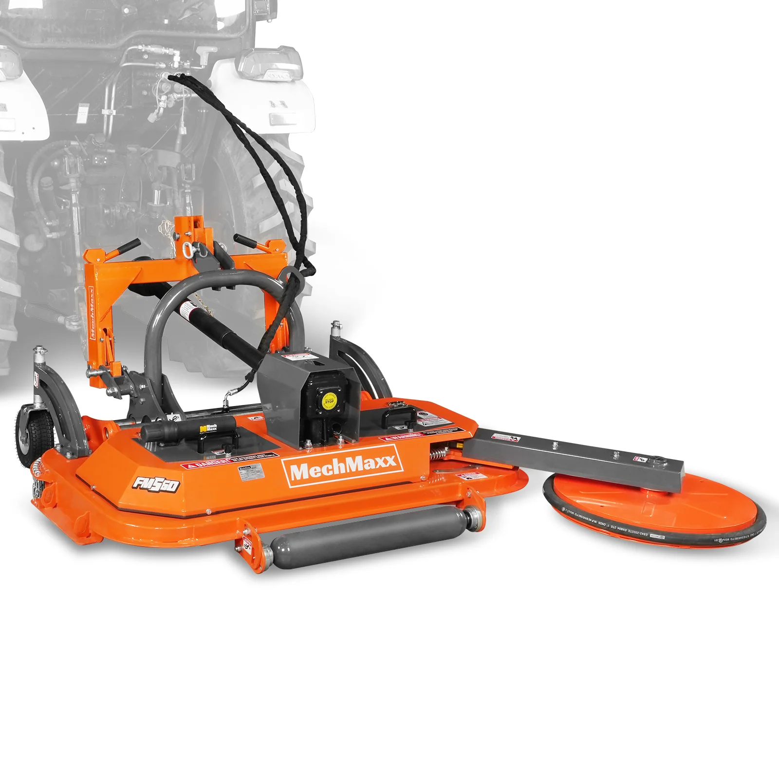 60 in Orchard Finish Mower, 3 Point Hitch Cat.1, Hydraulic Offset, PTO Shaft Included with Shear Bolt, 20-45 HP, FMS60 - Image 8