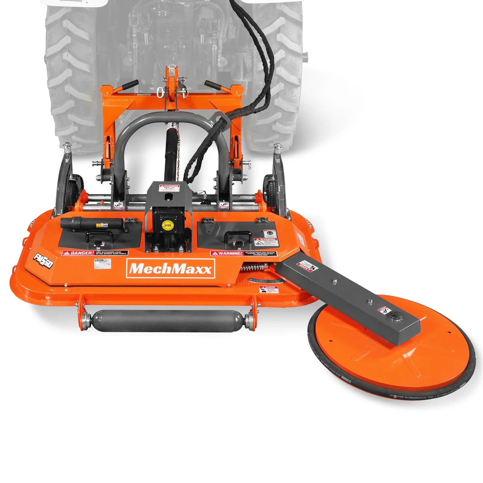 60 in Orchard Finish Mower, 3 Point Hitch Cat.1, Hydraulic Offset, PTO Shaft Included with Shear Bolt, 20-45 HP, FMS60 - Image 9