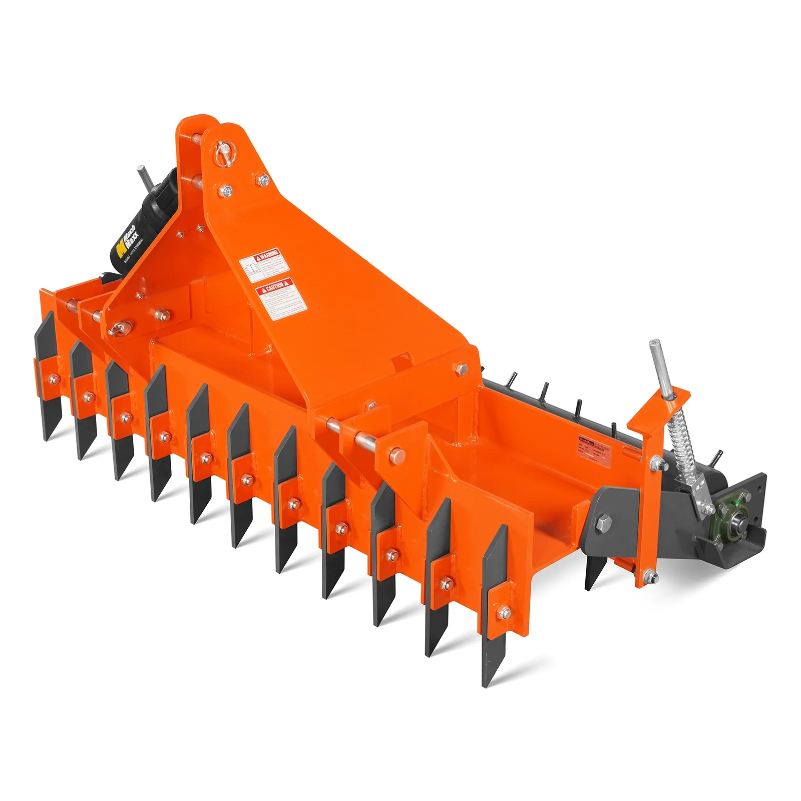 60" Heavy Duty Soil Pulverizer,  Single Spiked Roller,  21 Shanks,  Category 1 and 2,  3 Point Hitch Tractor Attachment,  TSP60 - Image 15