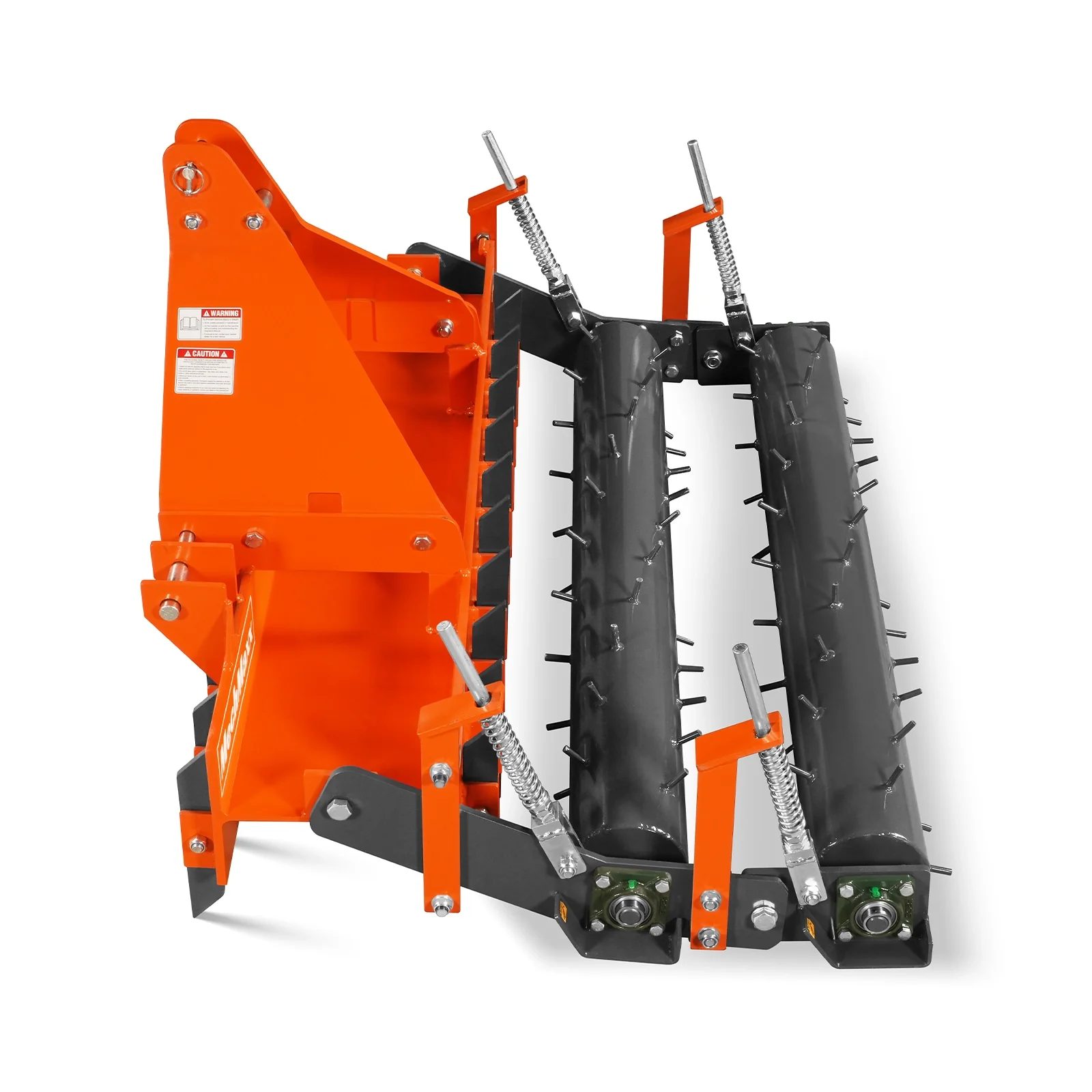 60" Heavy Duty Soil Pulverizer,  Double Spiked Roller,  21 Shanks,  Category 1 and 2,  3 Point Hitch Tractor Attachment,  TSP60D - Image 14