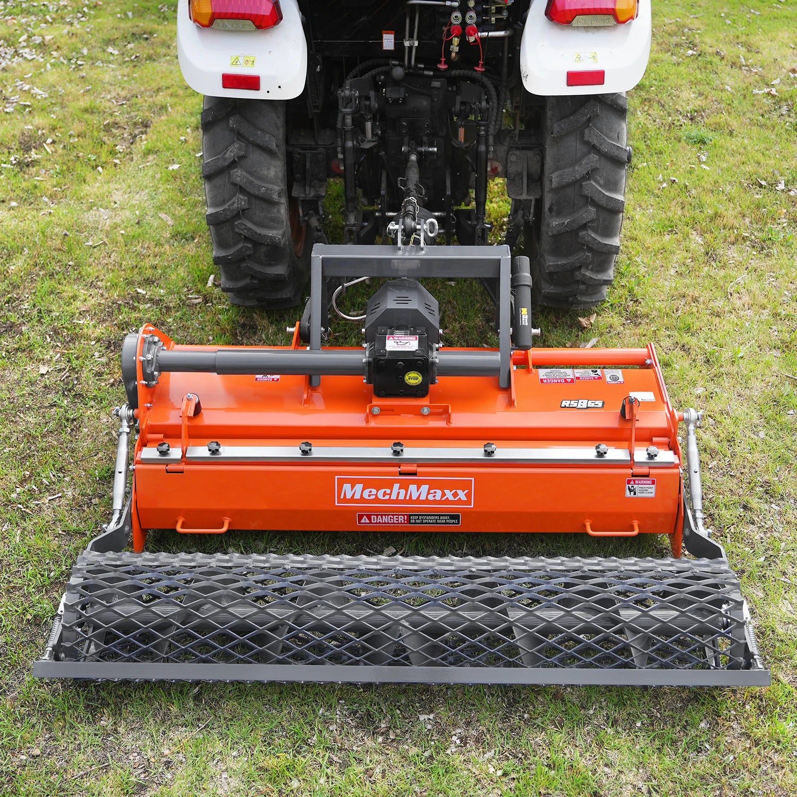 65 in Stone Burier Reverse Rotary Tiller, 3 Point Hitch Cat.1, Chain Drive, PTO Shaft Included with Slip Clutch, 30-55 HP, RSB65 - Image 9