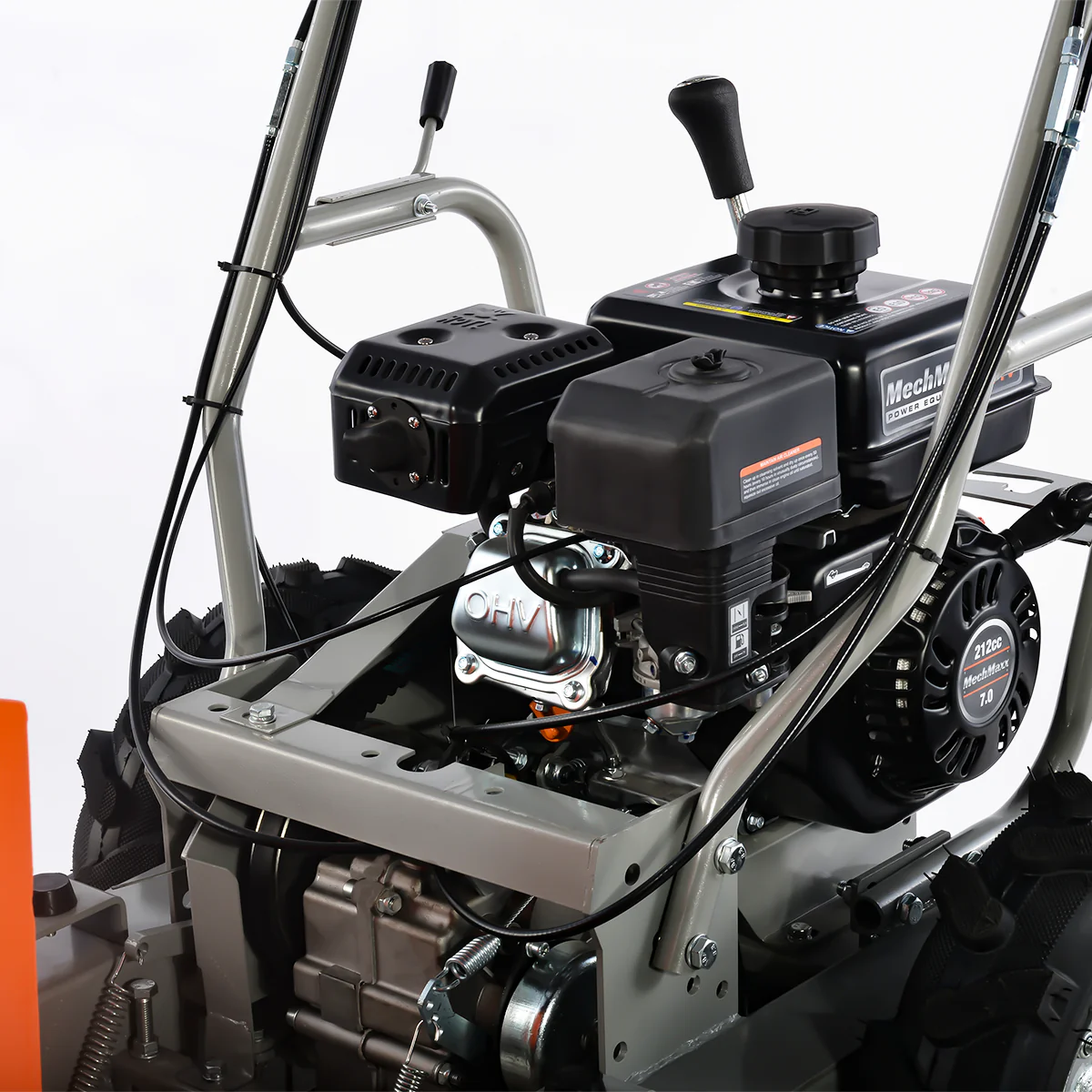 660lbs Capacity 7HP Gas Powered Wheelbarrow  Cart T30 3F+1R Gearbox , T30 - Image 9