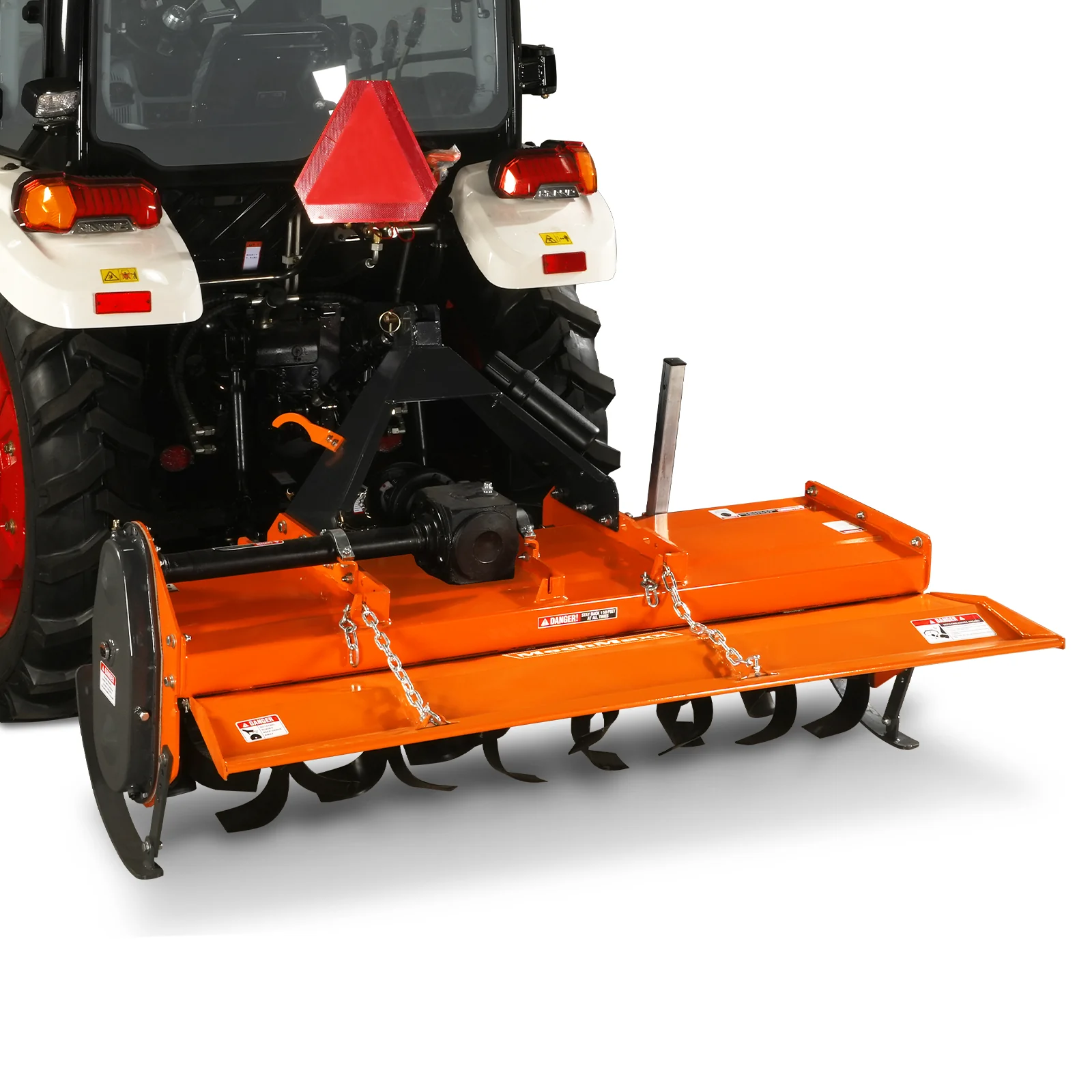 6FT 3-Point Gear Drive Rotary Tiller, 30-60HP Tractor, PTO Shaft Included (With Slip Clutch), Cat. 2 Hookup, RT600 - Image 15