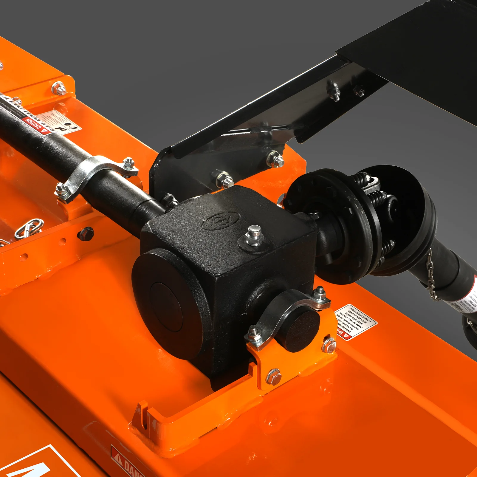 6FT 3-Point Gear Drive Rotary Tiller, 30-60HP Tractor, PTO Shaft Included (With Slip Clutch), Cat. 2 Hookup, RT600 - Image 3