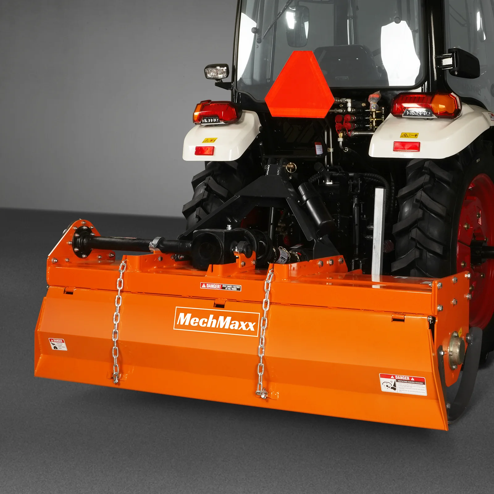 6FT 3-Point Gear Drive Rotary Tiller, 30-60HP Tractor, PTO Shaft Included (With Slip Clutch), Cat. 2 Hookup, RT600 - Image 5