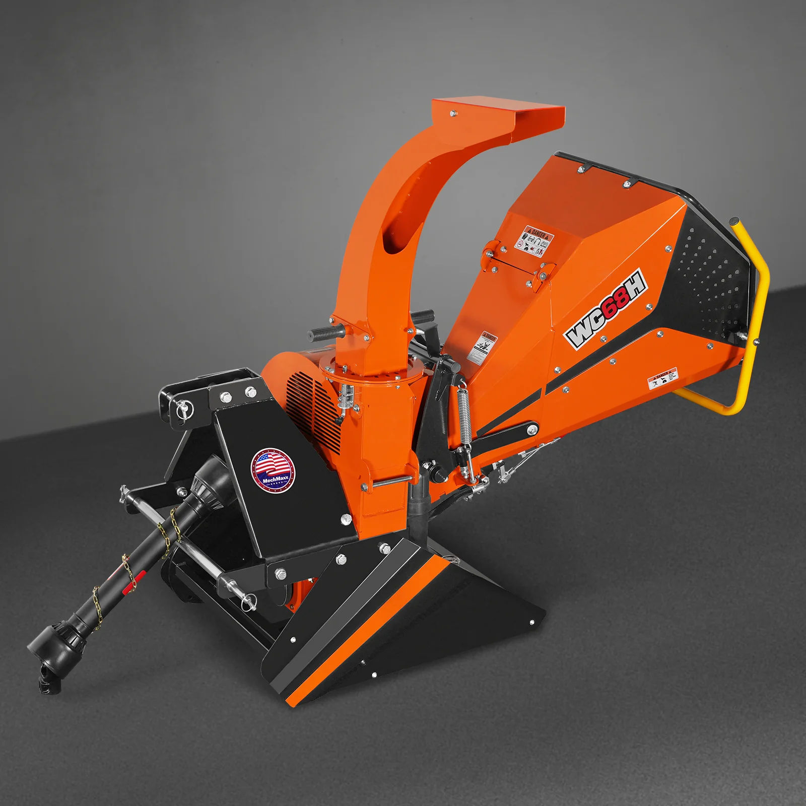6" 3 Point Hydraulic Feeding PTO Wood Chipper for 20-50HP Tractor,  WC68H - Image 17