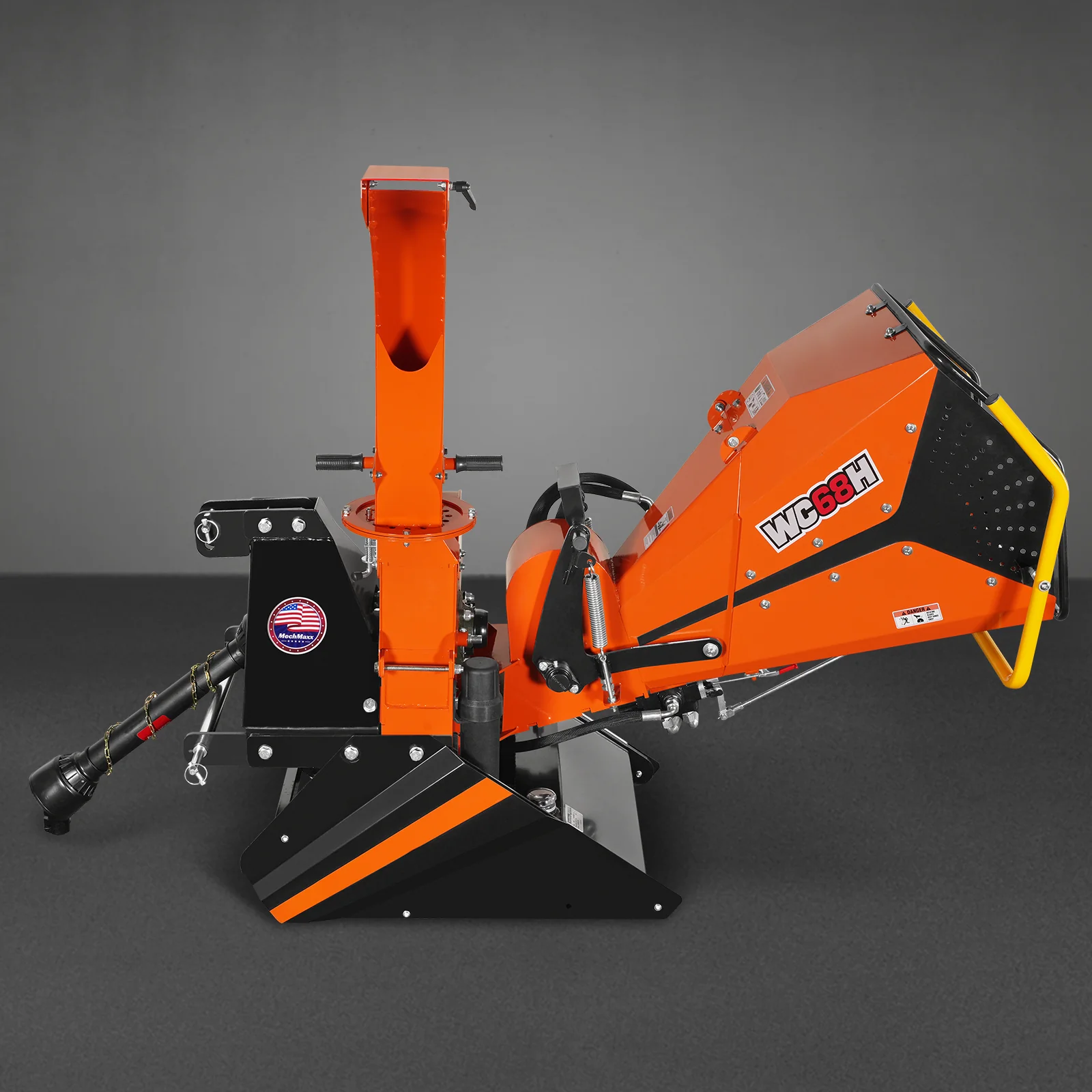 6" 3 Point Hydraulic Feeding PTO Wood Chipper for 20-50HP Tractor,  WC68H - Image 21