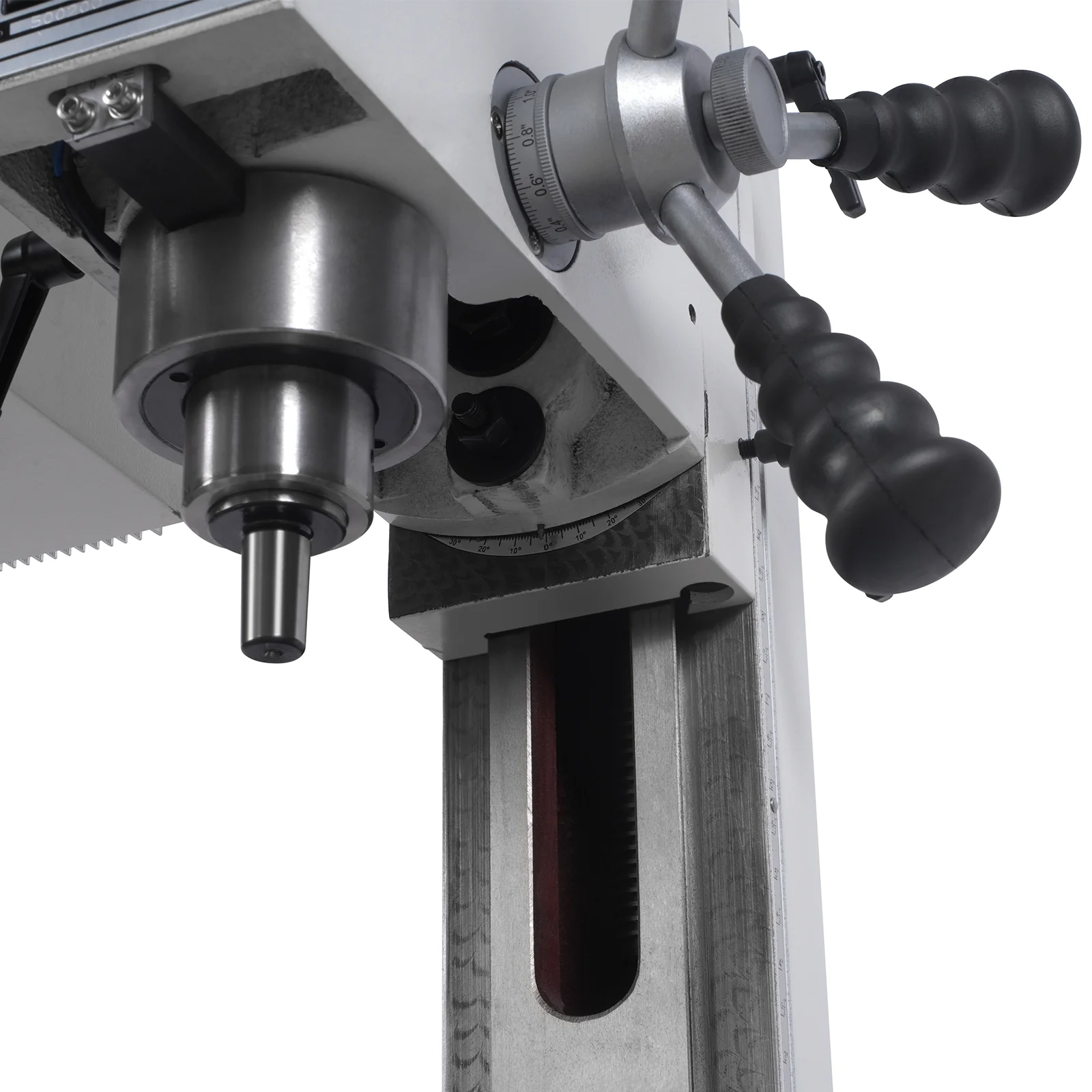 6"x20'' Benchtop Mill Drill Machine with DRO Brushless Motor, Variable Speed, R8 Spindle, 1 HP, 110V, Compact Milling Drilling Tool for Garage Shop, DIY Metalworking without Stand VM18LD - Image 12