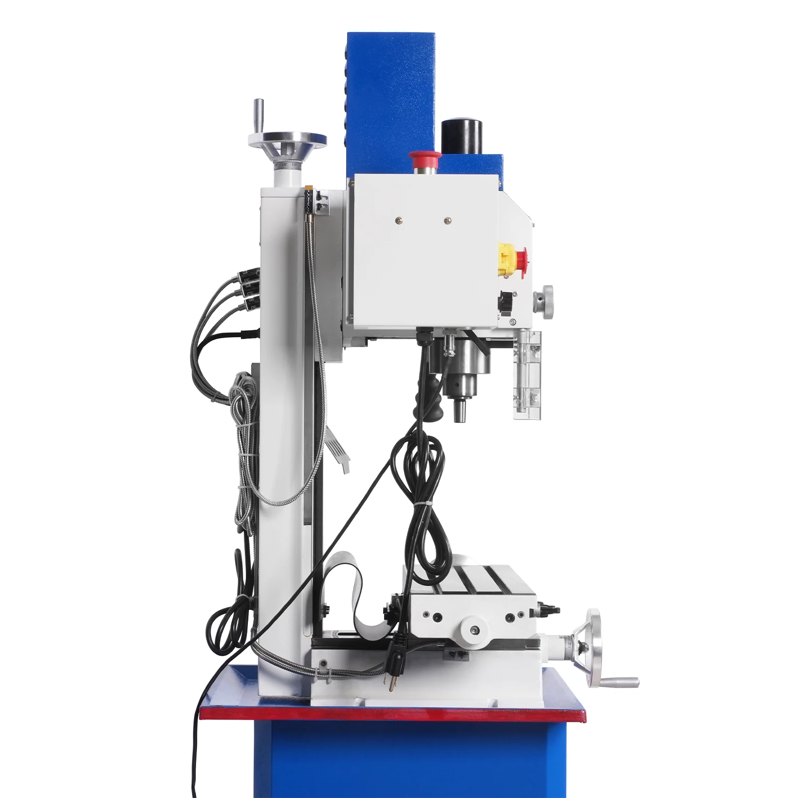 6"x20'' Benchtop Mill Drill Machine with DRO Brushless Motor, Variable Speed, R8 Spindle, 1 HP, 110V, Compact Milling Drilling Tool for Garage Shop, DIY Metalworking without Stand VM18LD - Image 16