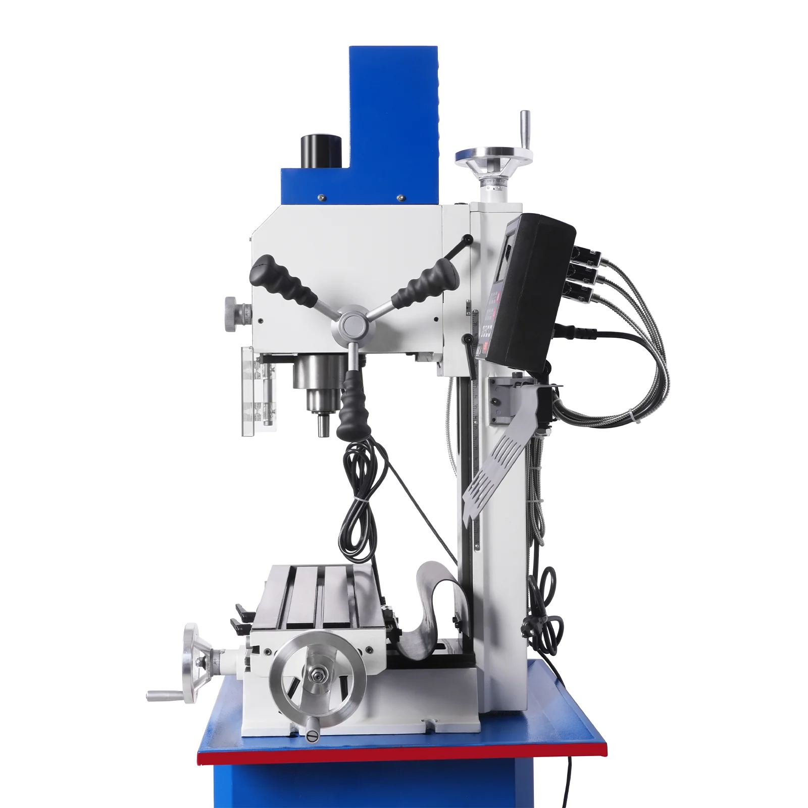 6"x20'' Benchtop Mill Drill Machine with DRO Brushless Motor, Variable Speed, R8 Spindle, 1 HP, 110V, Compact Milling Drilling Tool for Garage Shop, DIY Metalworking without Stand VM18LD - Image 17
