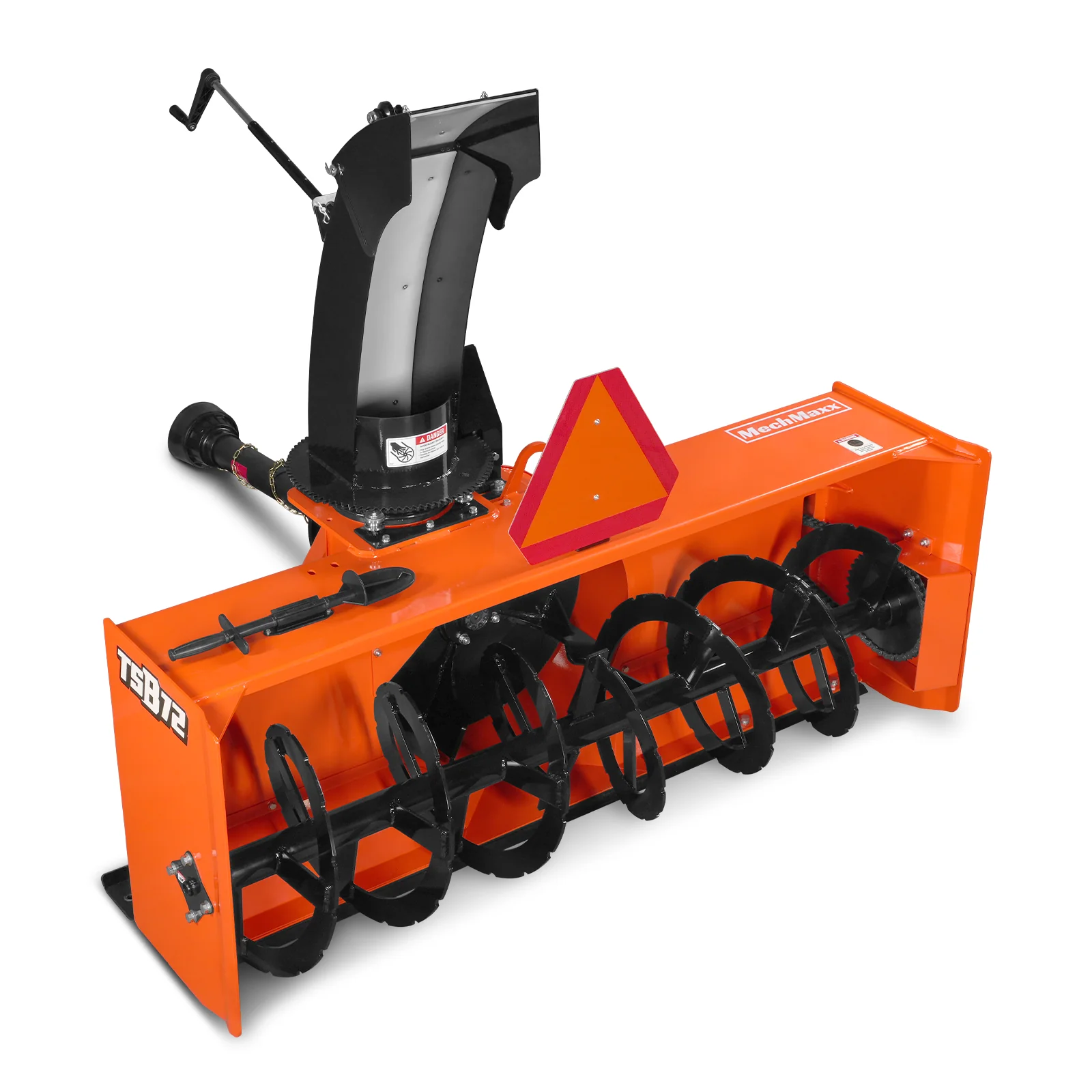 72" 3 Point PTO Snow Blower 24" Impeller Diameter 360° Snow Chute (PTO Shaft Included with Slip Clutch),  30-75 HP,  TSB72T - Image 15