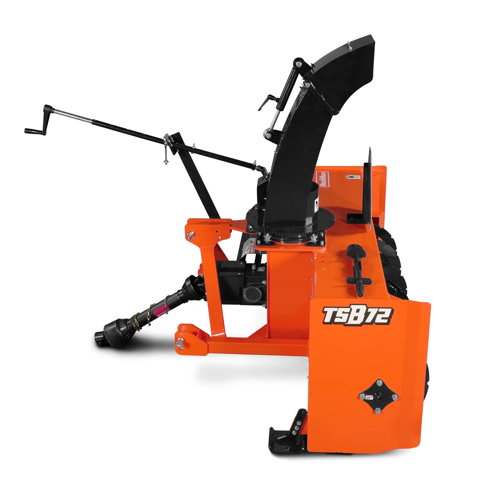 72" 3 Point PTO Snow Blower 24" Impeller Diameter 360° Snow Chute (PTO Shaft Included with Slip Clutch),  30-75 HP,  TSB72T - Image 16