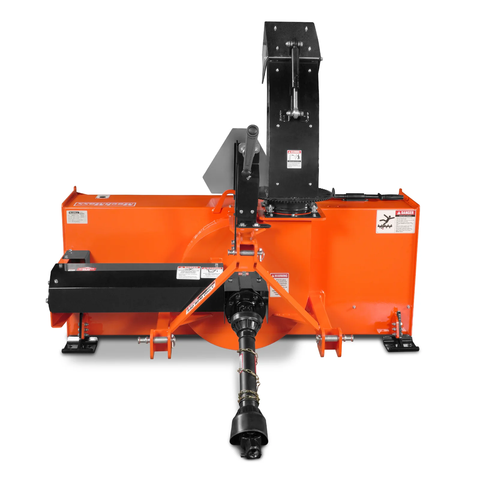 72" 3 Point PTO Snow Blower 24" Impeller Diameter 360° Snow Chute (PTO Shaft Included with Slip Clutch),  30-75 HP,  TSB72T - Image 18