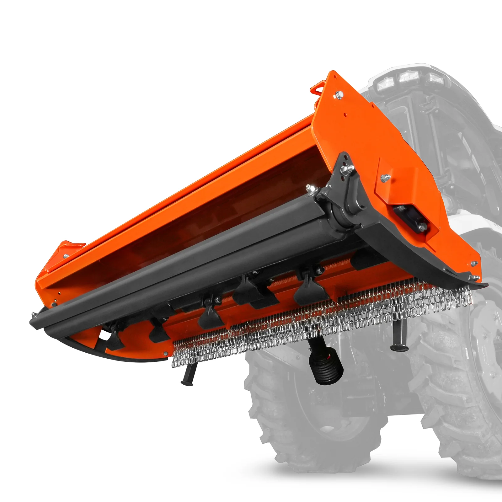 72" Heavy Duty PTO Flail Mower with Hydraulic Side Shift 3 Point 50-75 hp,  KDK72H - Image 7