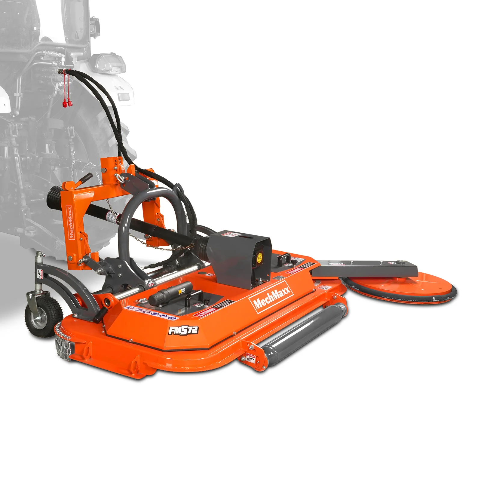 72 in Orchard Finish Mower, 3 Point Hitch Cat.1, Hydraulic Offset, PTO Shaft Included with Shear Bolt, 25-50 HP, FMS72 - Image 8