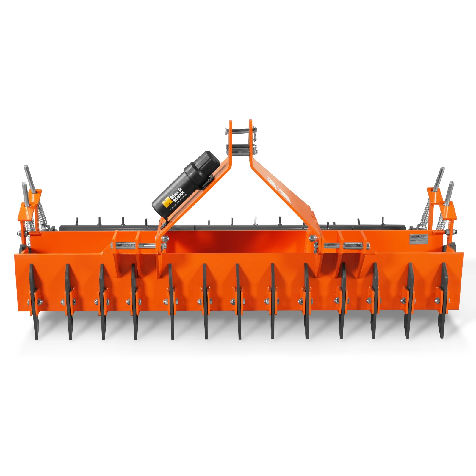 72" Heavy Duty Soil Pulverizer,  Double Spiked Roller,  25 Shanks,  Category 1 and 2,  3 Point Hitch Tractor Attachment,  TSP72D - Image 14