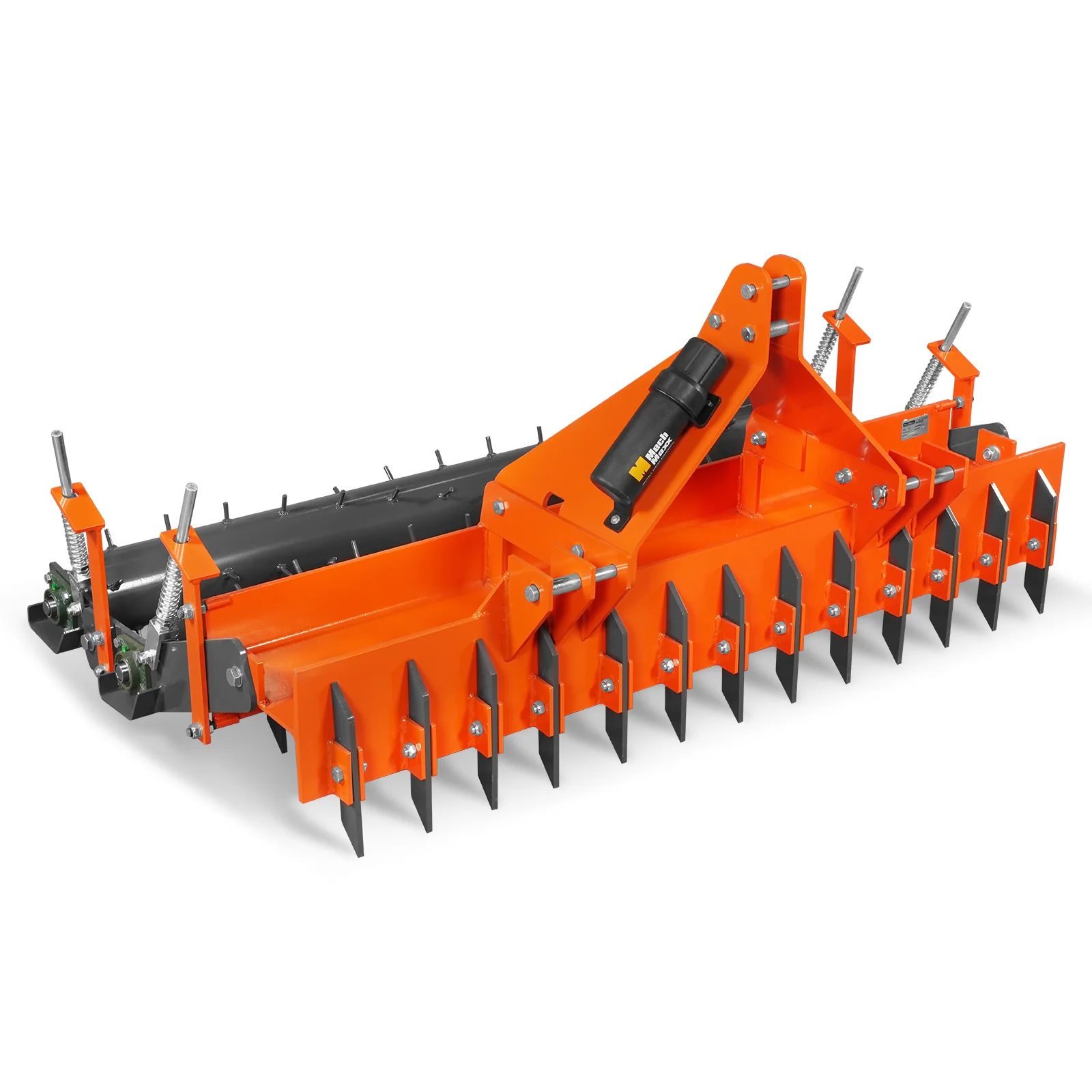 72" Heavy Duty Soil Pulverizer,  Double Spiked Roller,  25 Shanks,  Category 1 and 2,  3 Point Hitch Tractor Attachment,  TSP72D - Image 15