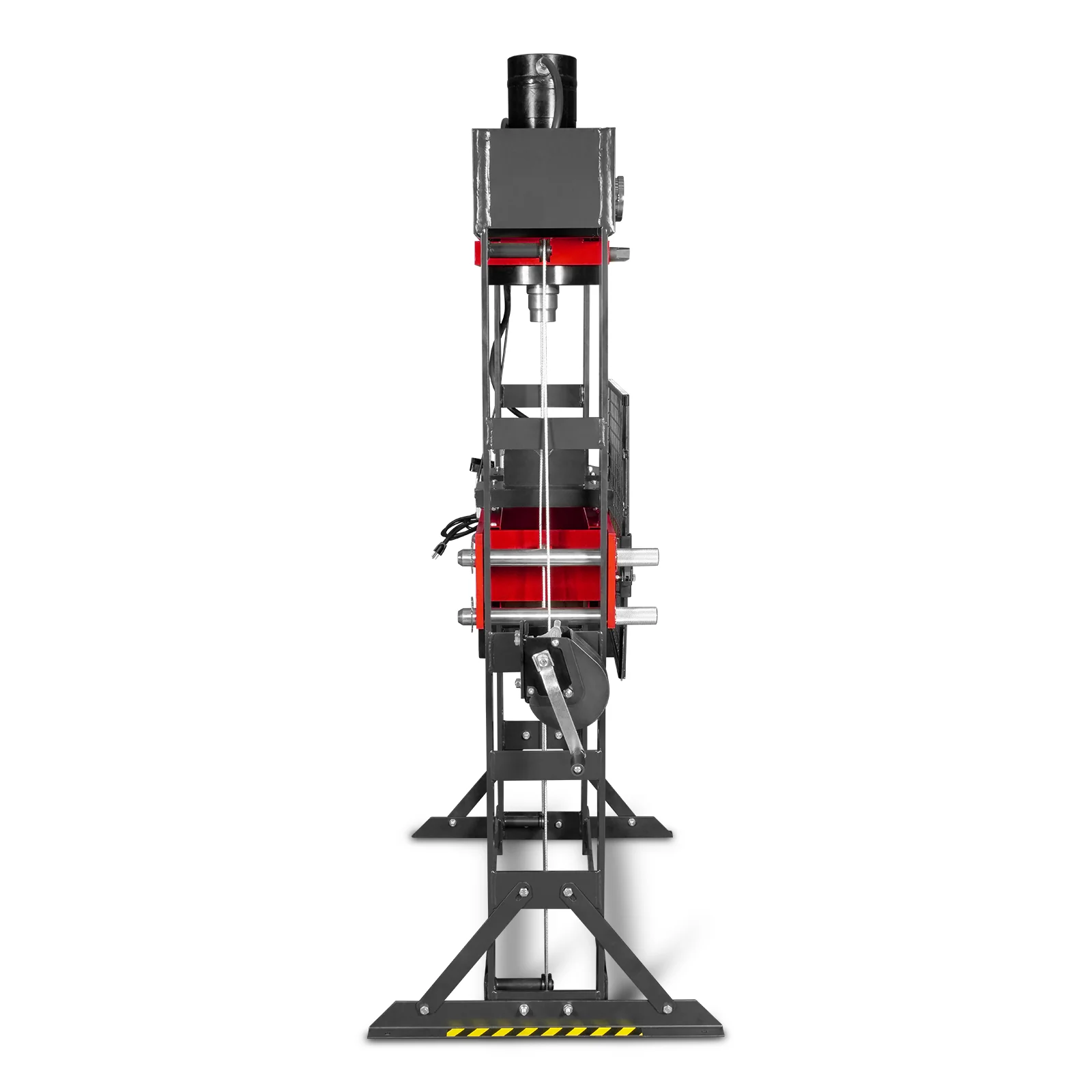75 Ton H-Frame Electric Hydraulic Shop Press with Hand Winch, 110V Motor, Fully Welded Steel Frame, Safety Guard, Foot Pedal Control, HSP75E - Image 20