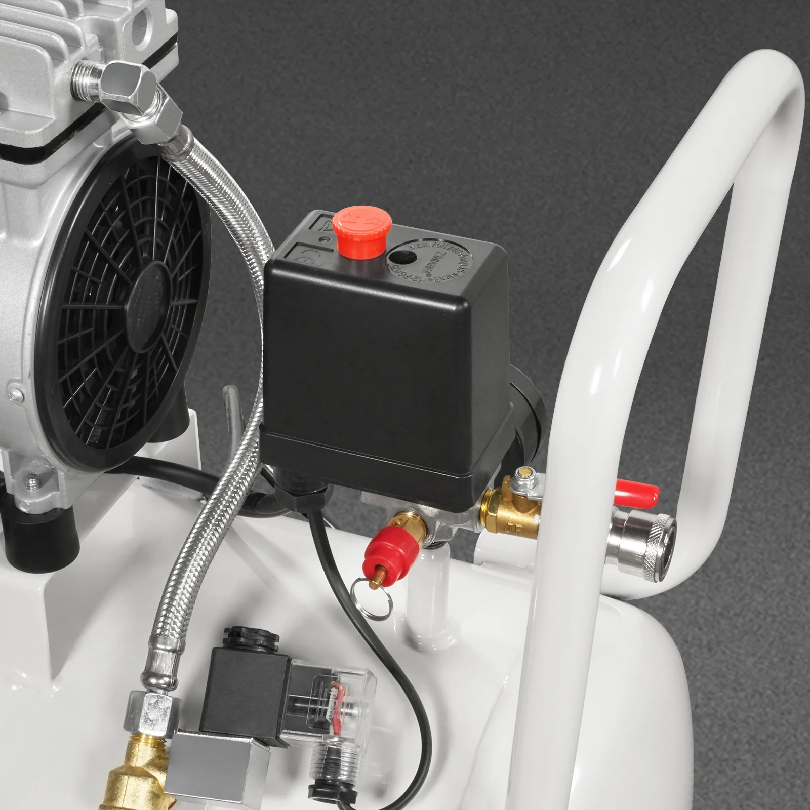 8 Gallon Air Compressor 600W 110V Oil-Free Quiet Electric Air Pump - 0.7MPa, 40L/min - Image 4