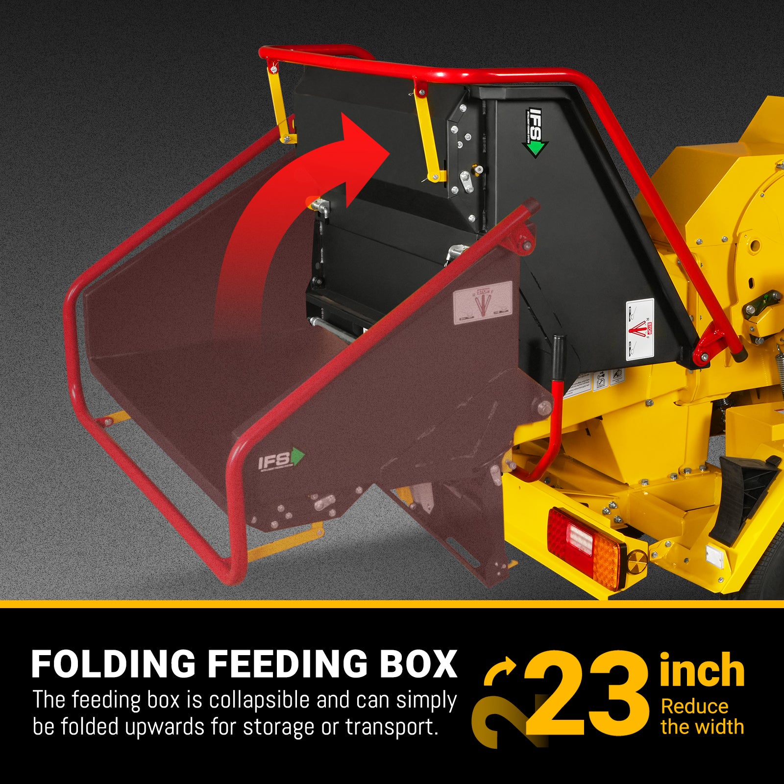 35hp 1000cc ZONSEN E-Start 8 inch Gas Powered Commerical Wood Chipper with Intelligent Hydraulic Feeding System ,  CROBA TX1000 - Image 10