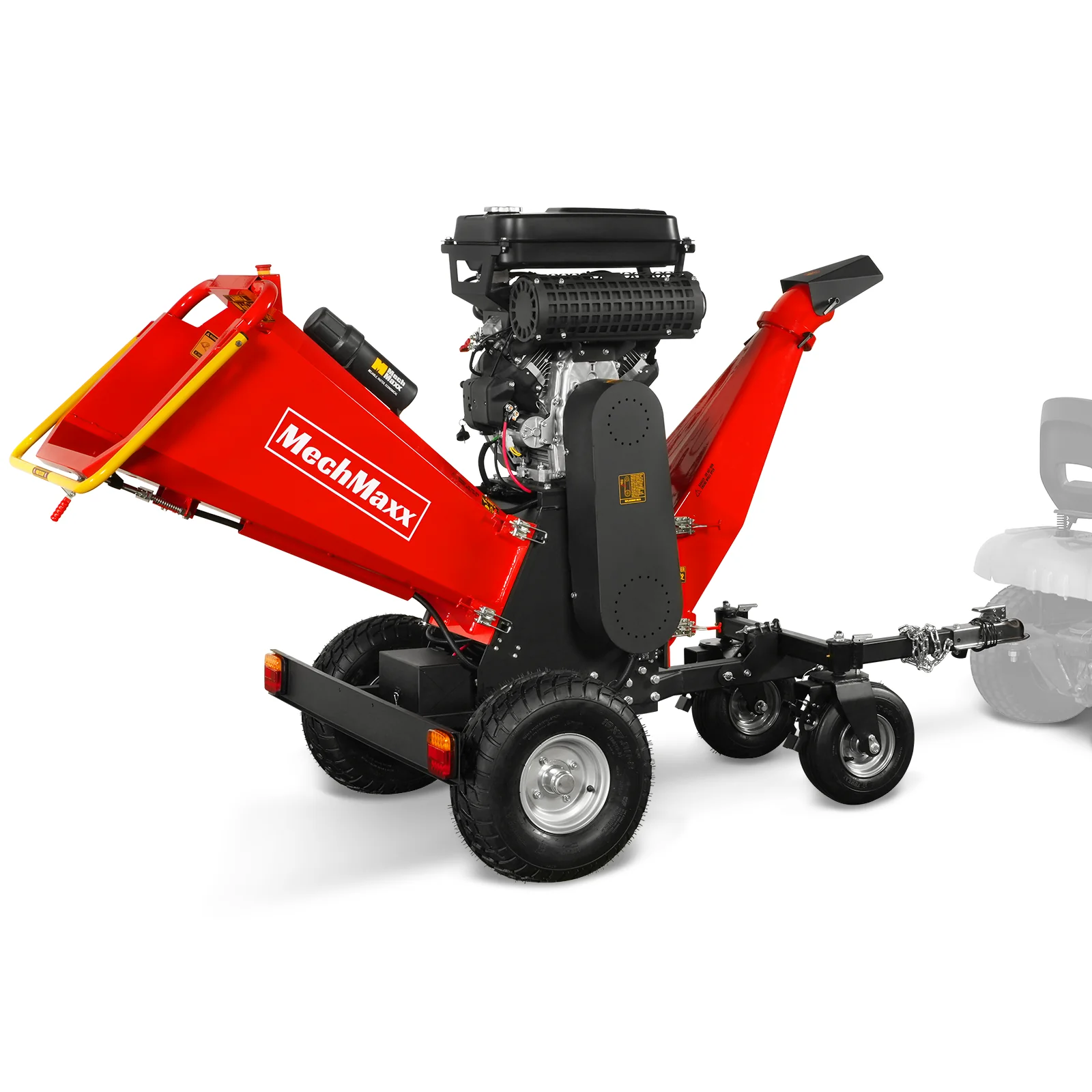 8 inch ZONSEN E-Start 1000cc 35hp Gas Powered 4 - Wheel Drum Wood Chipper with Taillight ,  B200 - Image 29