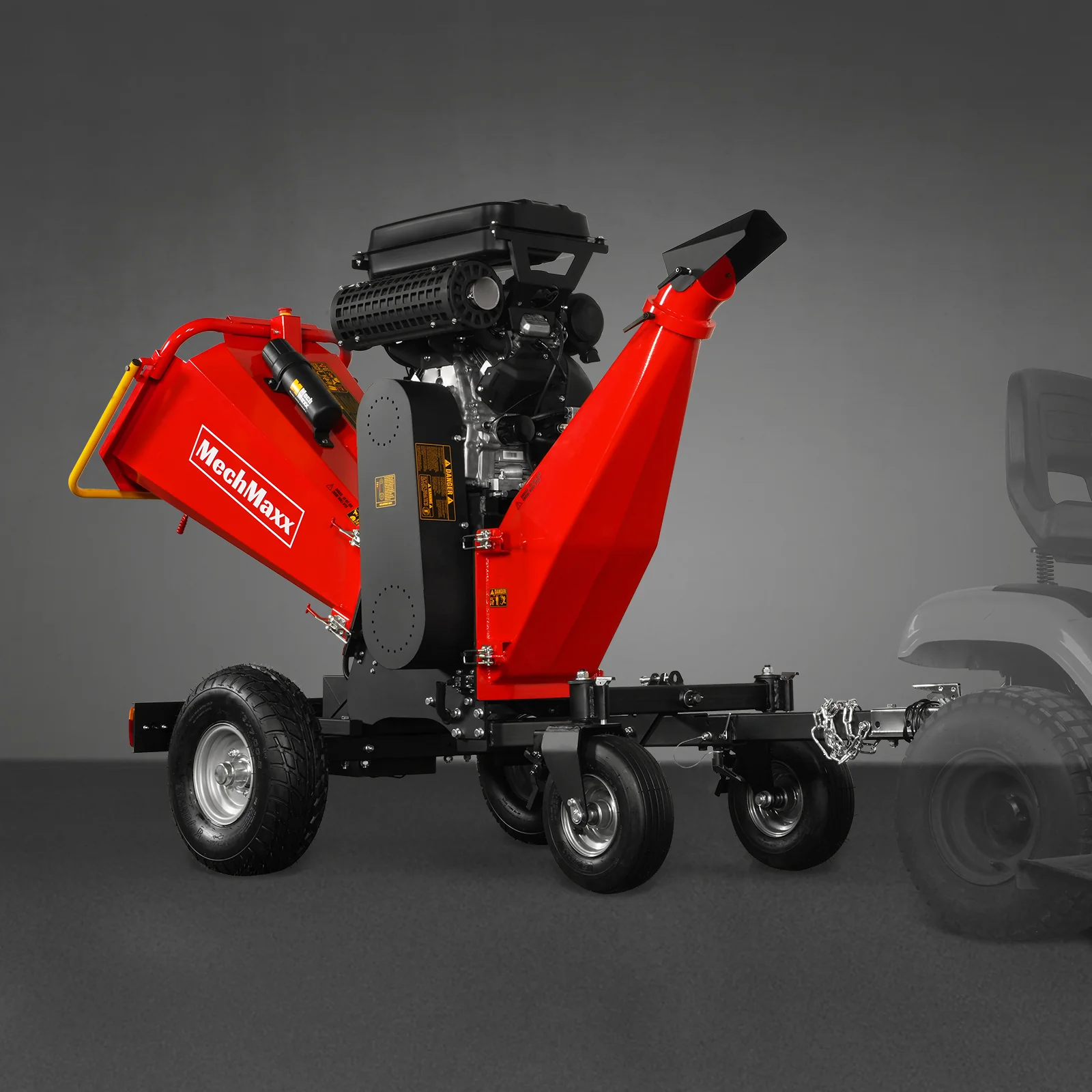 8 inch ZONSEN E-Start 1000cc 35hp Gas Powered 4 - Wheel Drum Wood Chipper with Taillight ,  B200 - Image 43