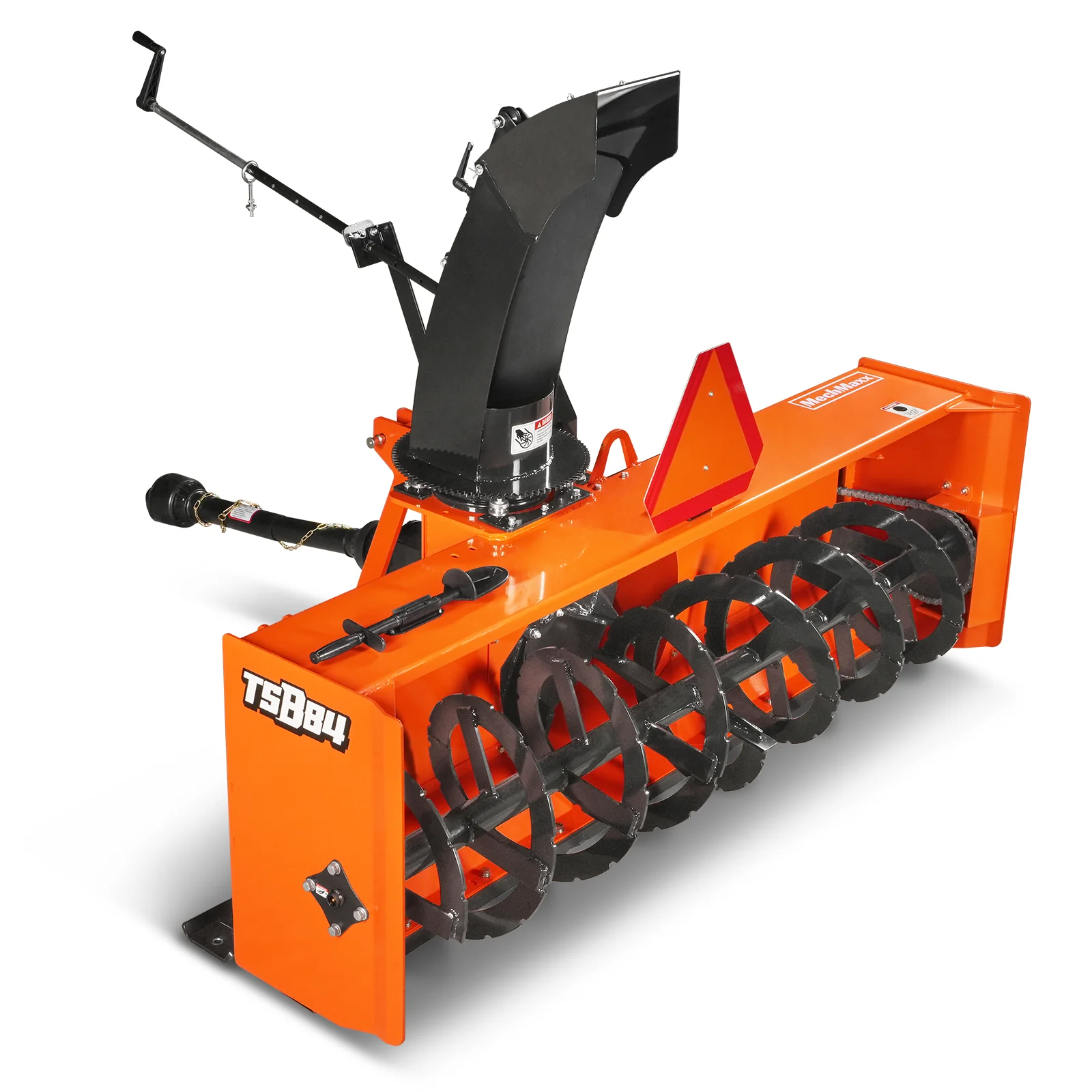 84" 3 Point PTO Snow Blower 24" Impeller Diameter 360° Snow Chute (PTO Shaft Included with Slip Clutch),  35-95 HP,  TSB84T - Image 15