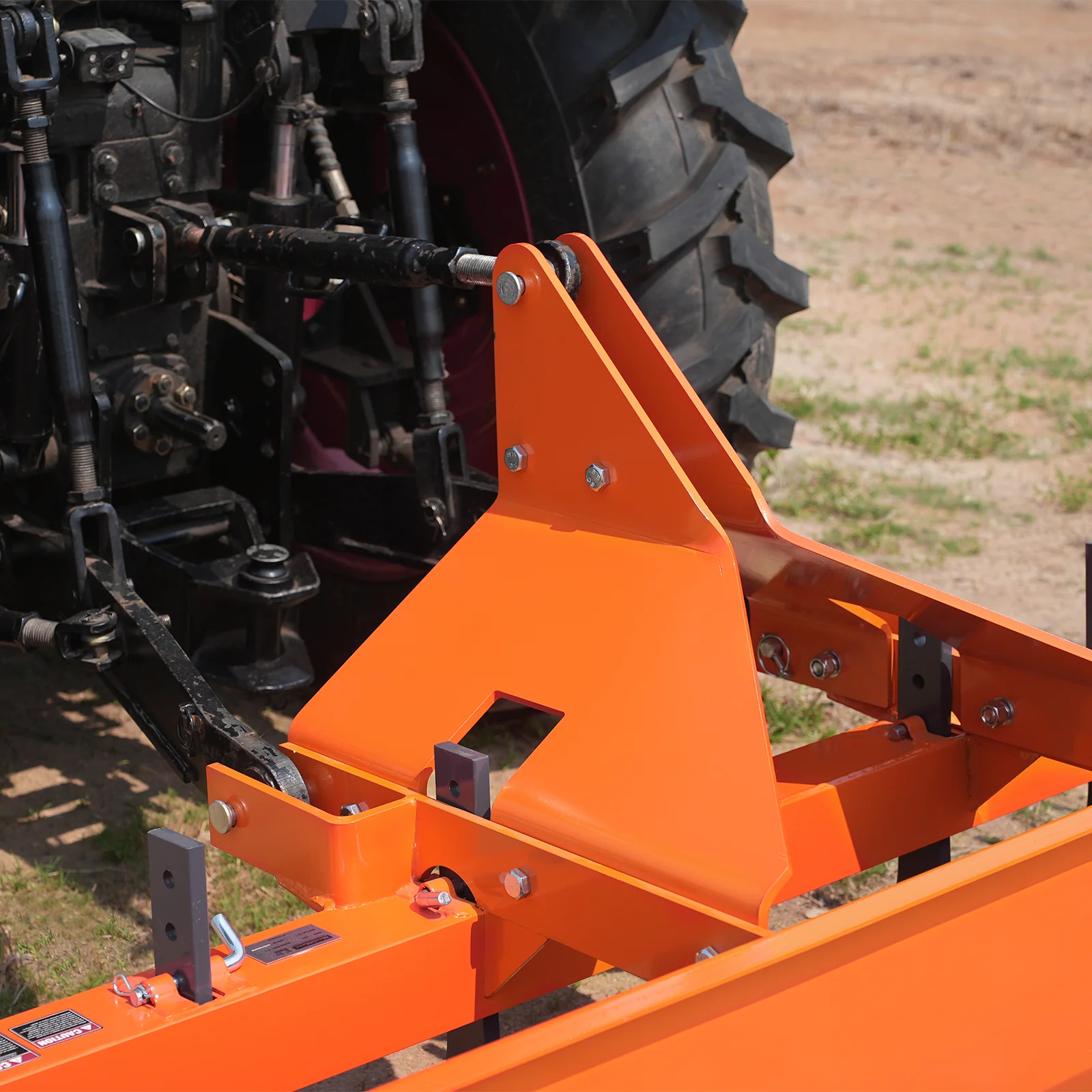 84" Box Blade Scraper with 7 Shanks 3 Point Hitch Tractor Attachment,  BB84 - Image 7