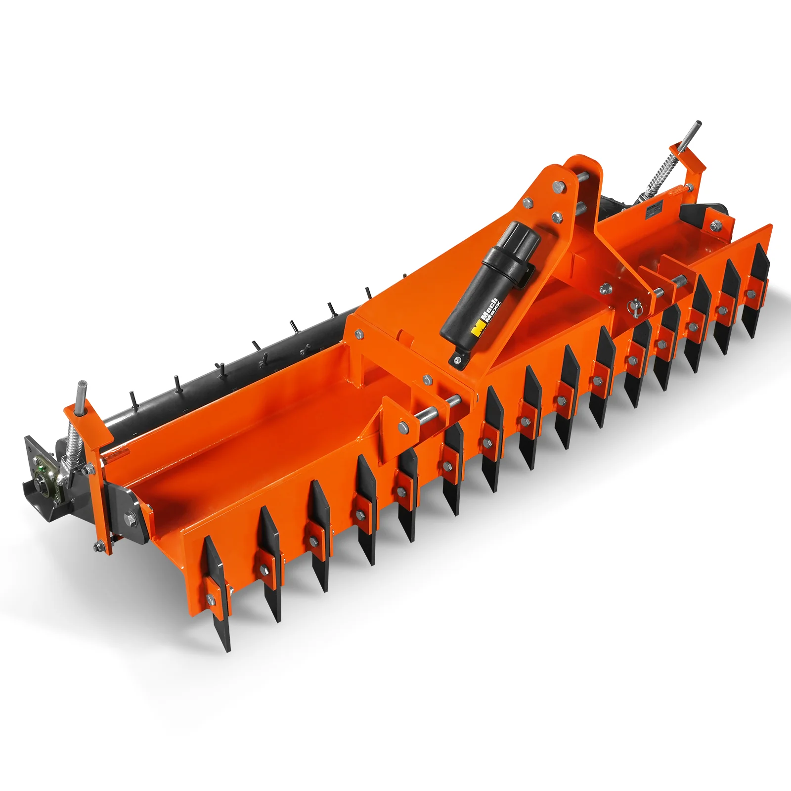 84" Heavy Duty Soil Pulverizer,  Single Spiked Roller,  29 Shanks,  Category 1 and 2,  3 Point Hitch Tractor Attachment,  TSP84 - Image 14