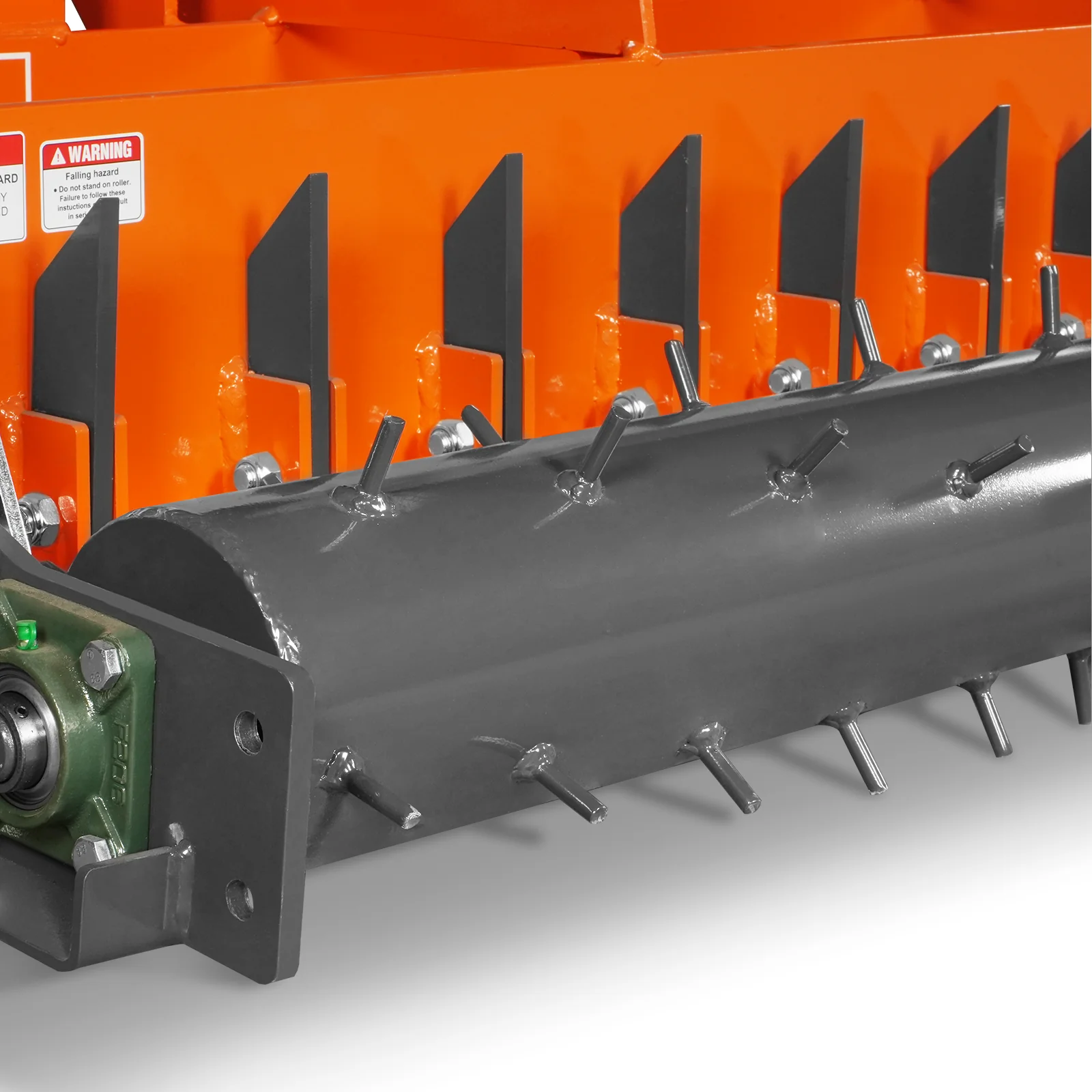72" Heavy Duty Soil Pulverizer,  Single Spiked Roller,  25 Shanks,  Category 1 and 2,  3 Point Hitch Tractor Attachment,  TSP72 - Image 5