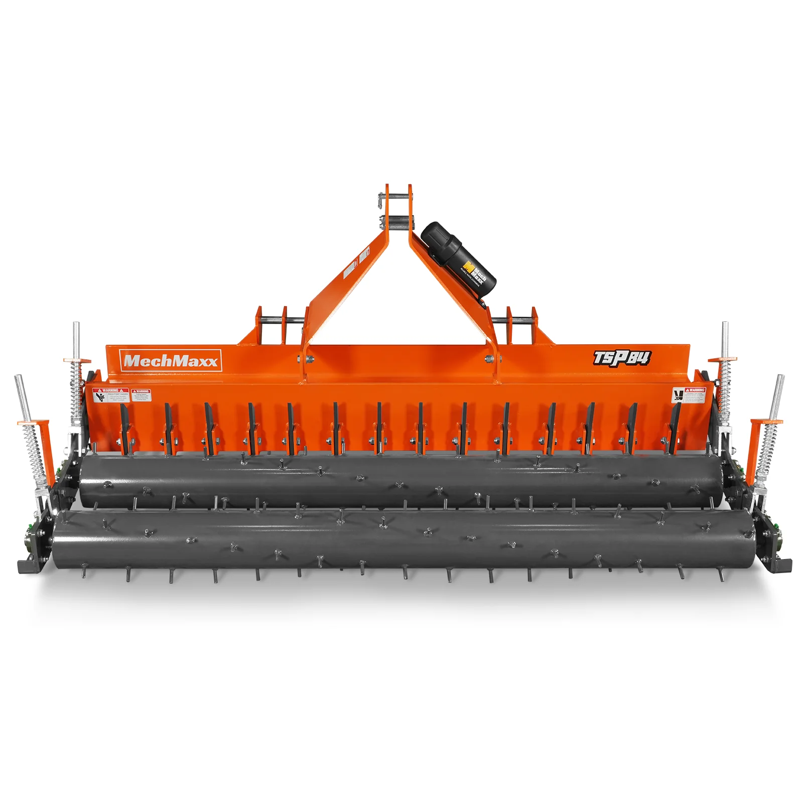 84" Heavy Duty Soil Pulverizer,  Double Spiked Roller,  29 Shanks,  Category 1 and 2,  3 Point Hitch Tractor Attachment,  TSP84D - Image 10