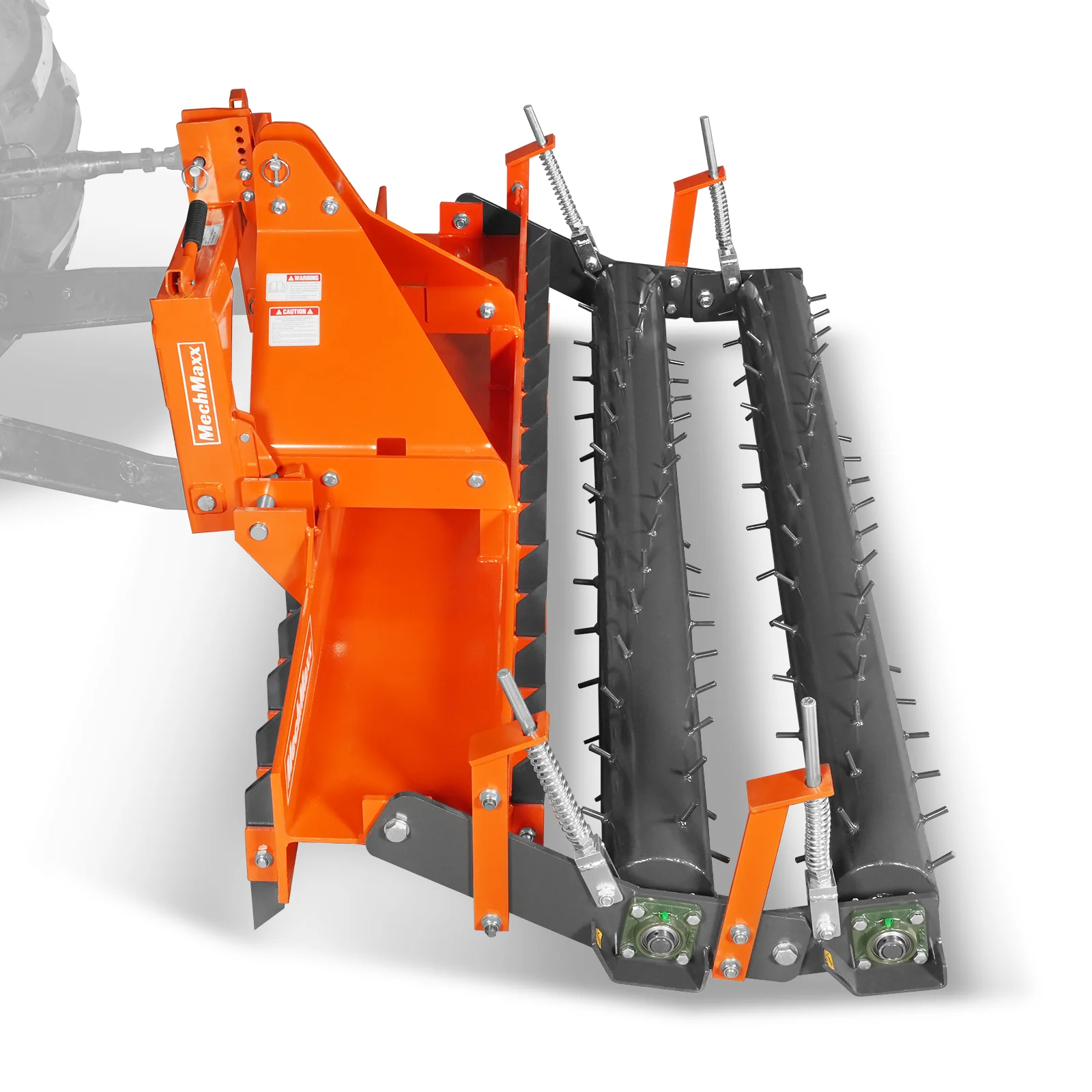 84" Heavy Duty Soil Pulverizer,  Double Spiked Roller,  29 Shanks,  Category 1 and 2,  3 Point Hitch Tractor Attachment,  TSP84D - Image 8