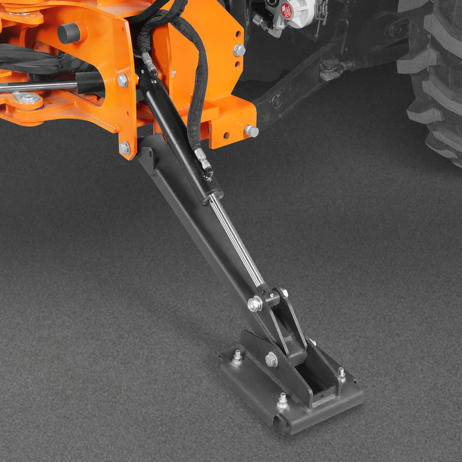 7' Tractor Backhoe Attachment with Hydraulic Thumb,  12" Bucket,  ISO/SAE Switchable Controls,  Self-Contained Hydraulic System,  3 Point Hitch Cat.1,  15-50 HP,  BH660H - Image 17