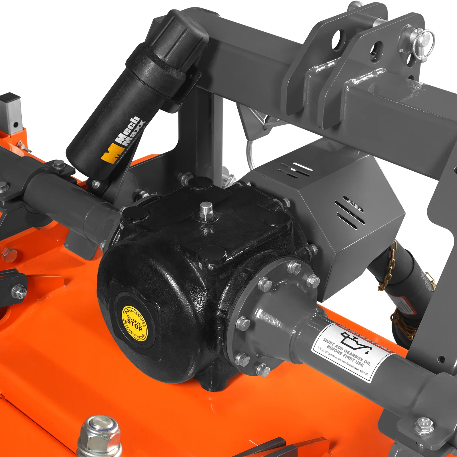 80 in Heavy Duty Rotary Tiller, 3 Point Hitch Cat.2, Gear Drive, PTO Shaft Included with Slip Clutch, 40-80 HP, HRT80 - Image 12