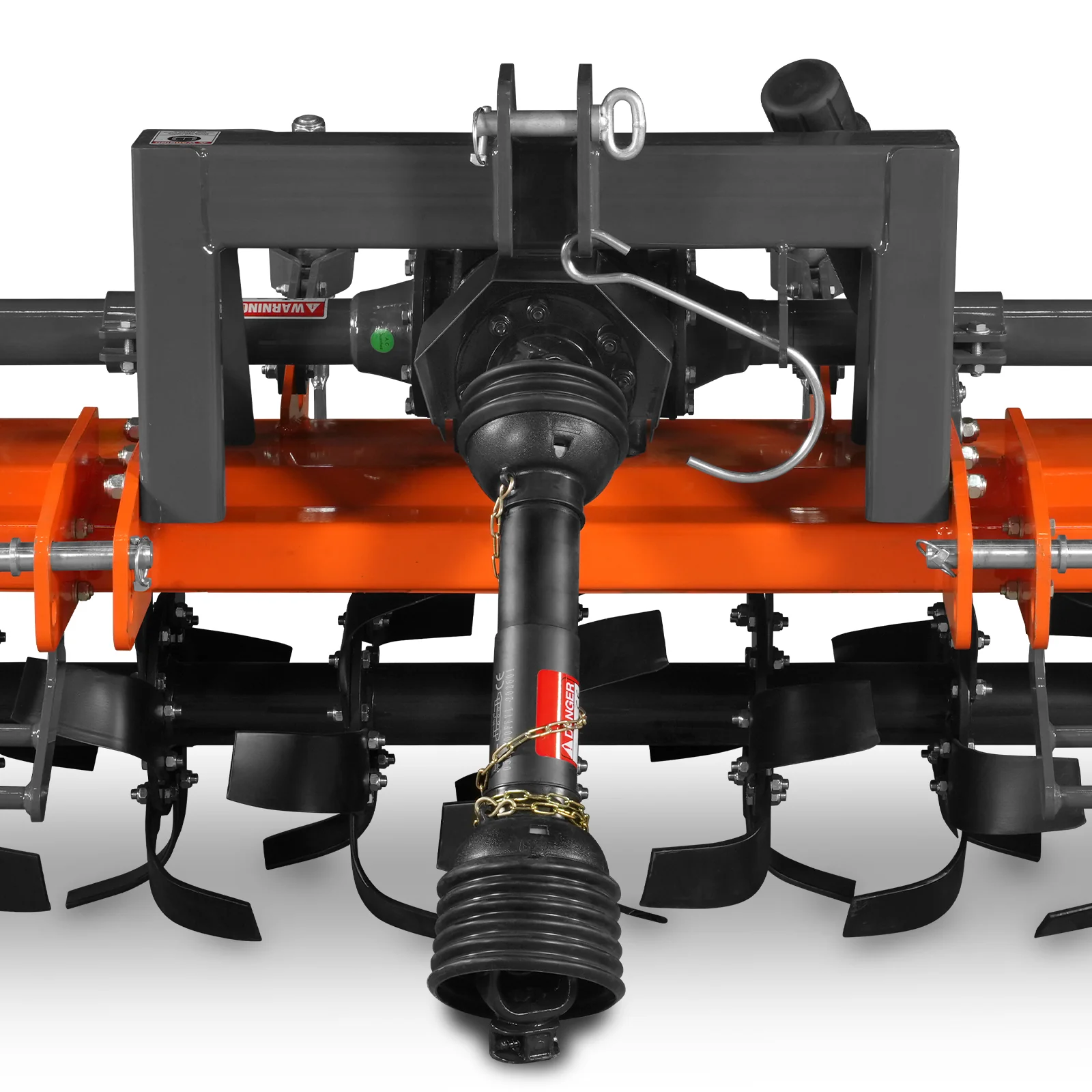 80 in Heavy Duty Rotary Tiller, 3 Point Hitch Cat.2, Gear Drive, PTO Shaft Included with Slip Clutch, 40-80 HP, HRT80 - Image 18