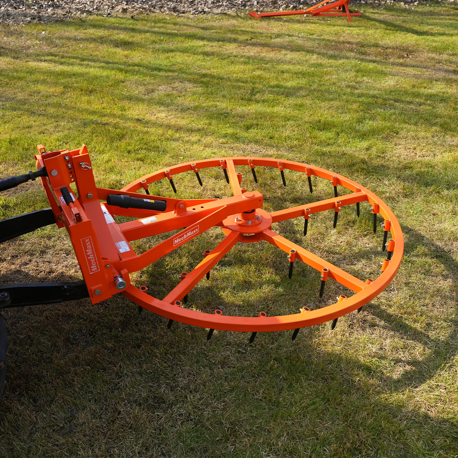 72" Arena Spin Harrow Groomer with 35 Tines Cat.1 3 Point Hitch Grooming Attachment,  AHG72 - Image 6