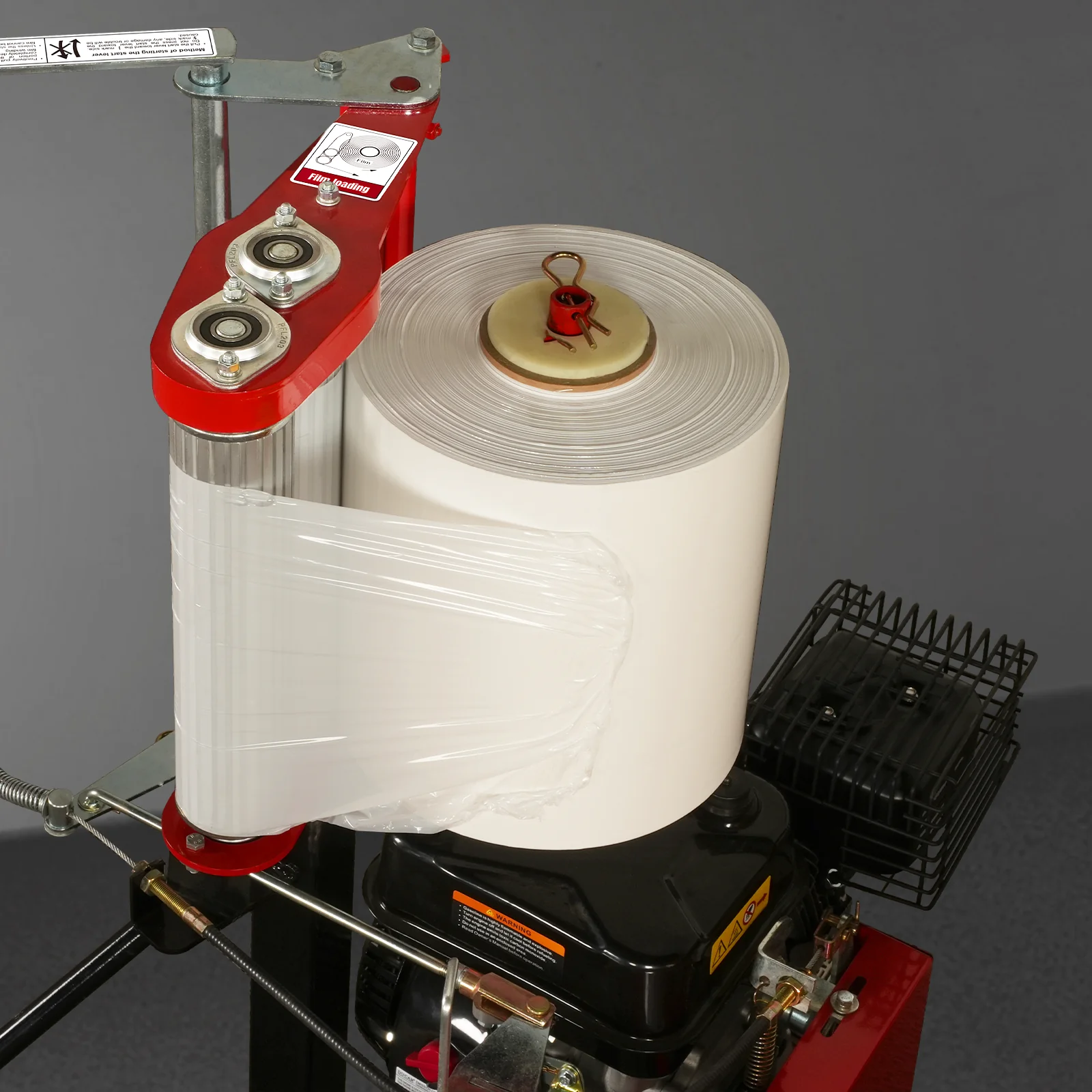 7HP 212cc Gasoline Engine Powered Bale Wrapper,  20 inch Wrapping Diameter,  HW20 - Image 10