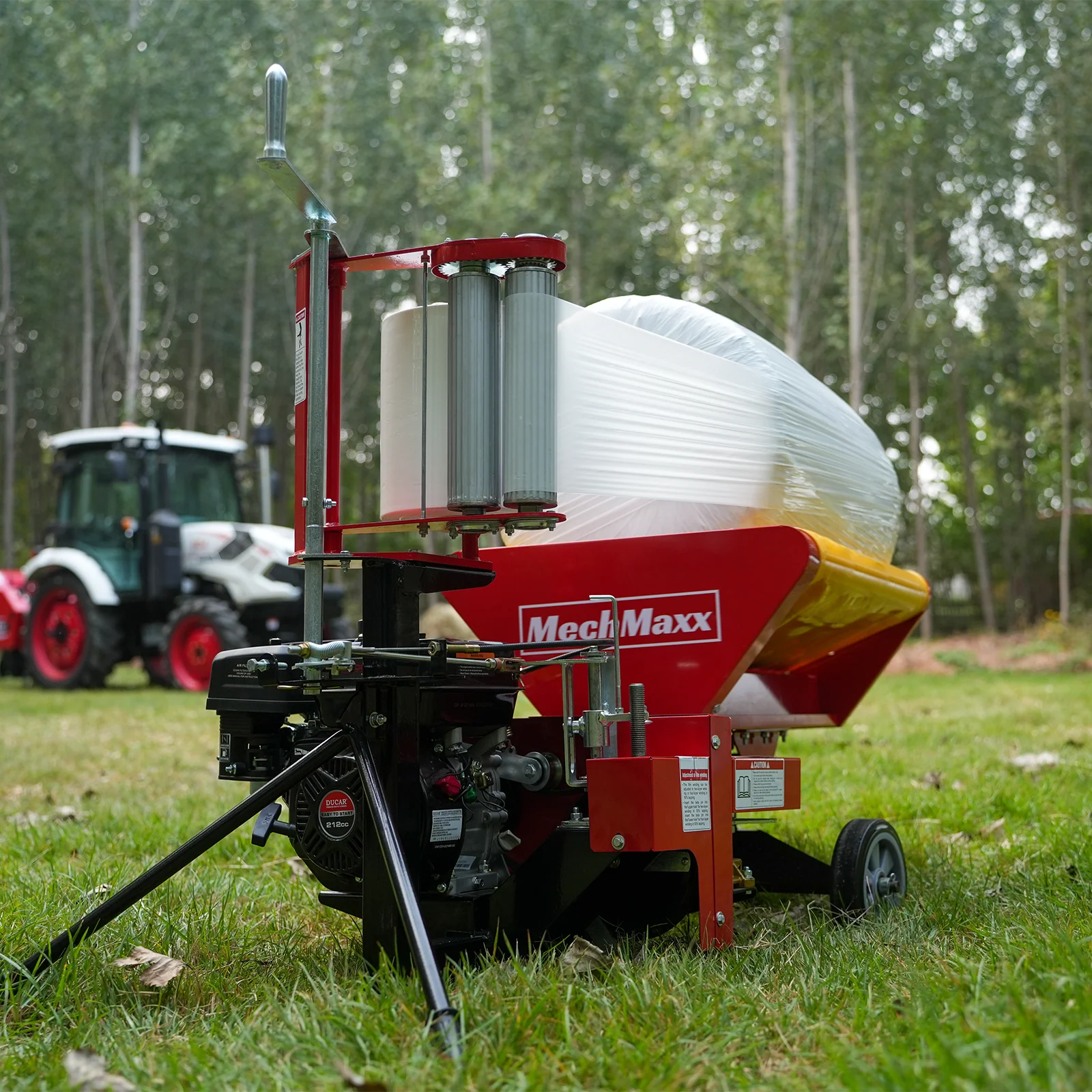7HP 212cc Gasoline Engine Powered Bale Wrapper,  20 inch Wrapping Diameter,  HW20 - Image 6