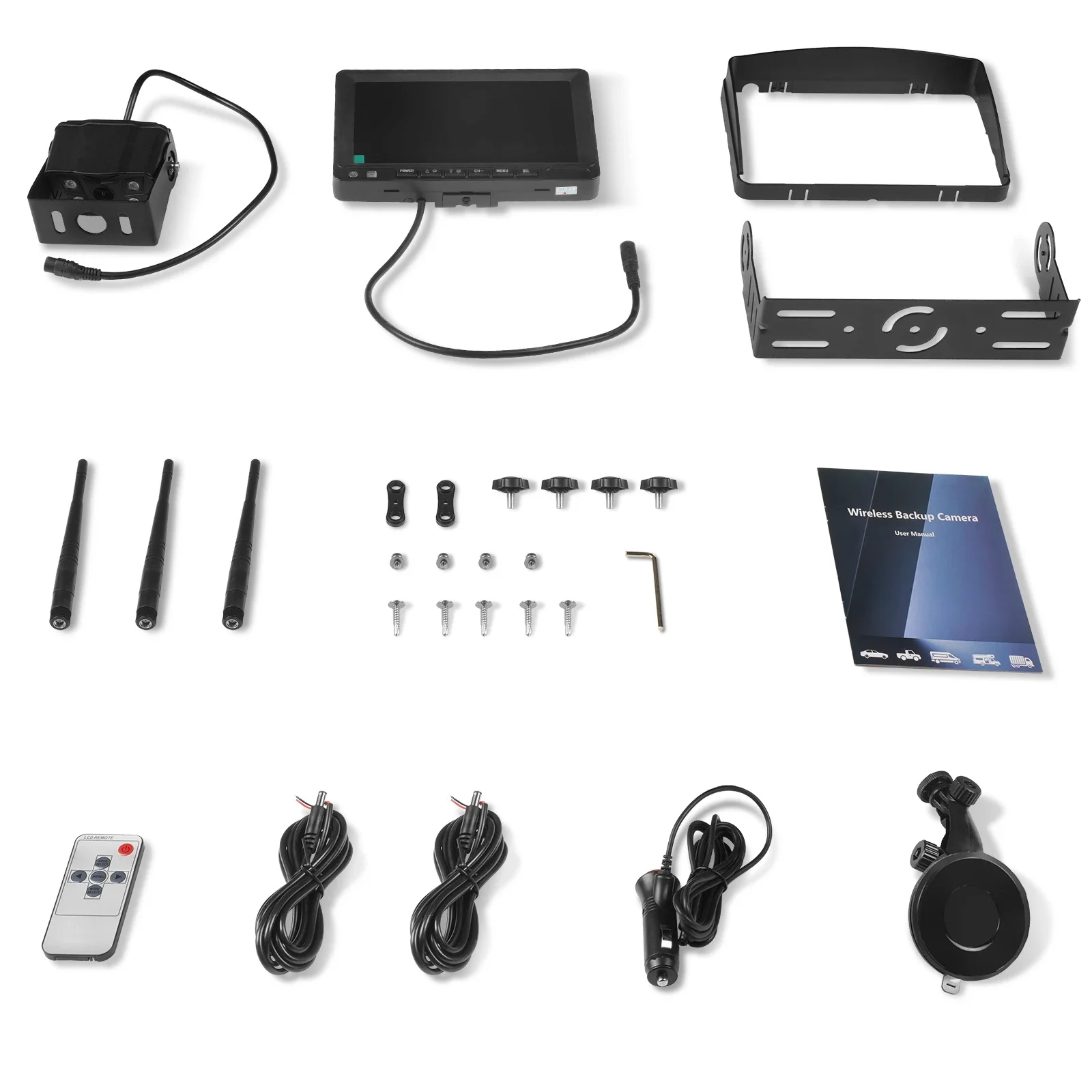 Farming HD Backup 1080P Camera for Agri Industry 7" LCD - Image 6